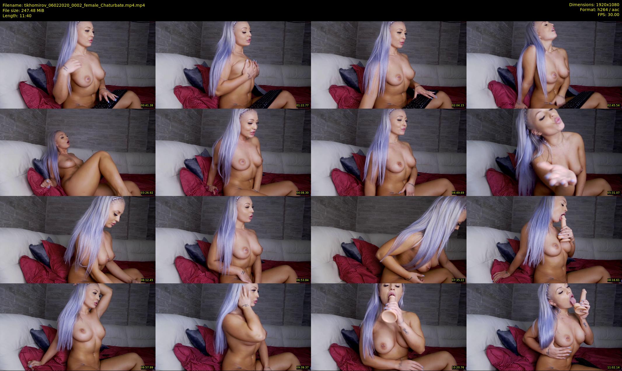 tikhomirov — 12 minute Chaturbate female cam show recording, 1080p, Feb 6, 2020