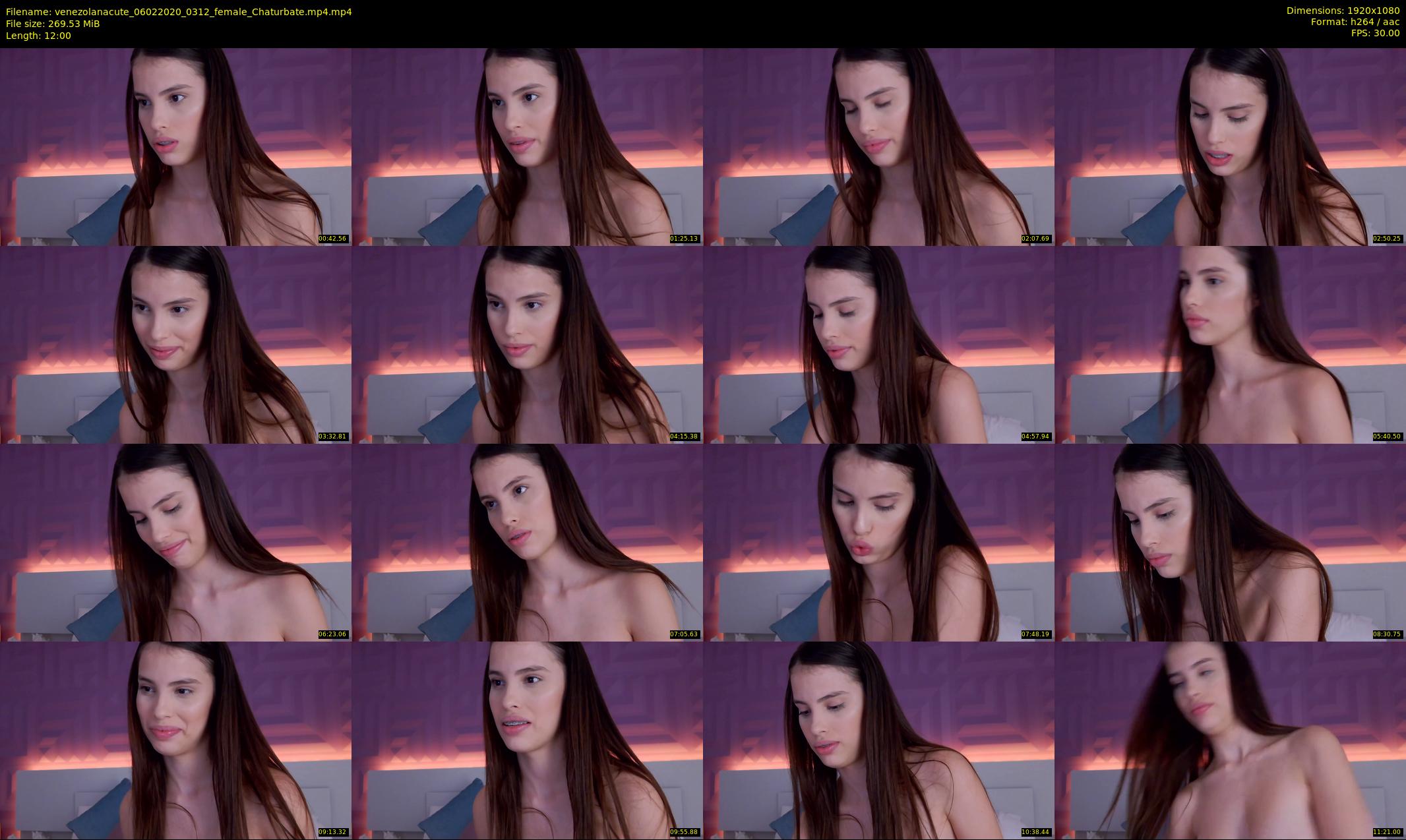 venezolanacute — 12 minute Chaturbate female cam show recording, 1080p, Feb 6, 2020