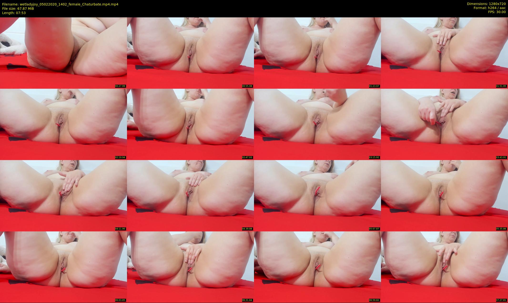 wetladyjoy — 8 minute Chaturbate female cam show recording, 720p, Feb 5, 2020