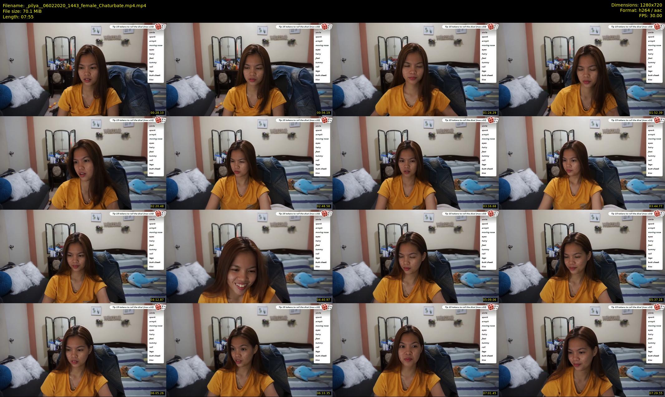 _pilya_ — 8 minute Chaturbate female cam show recording, 720p, Feb 6, 2020