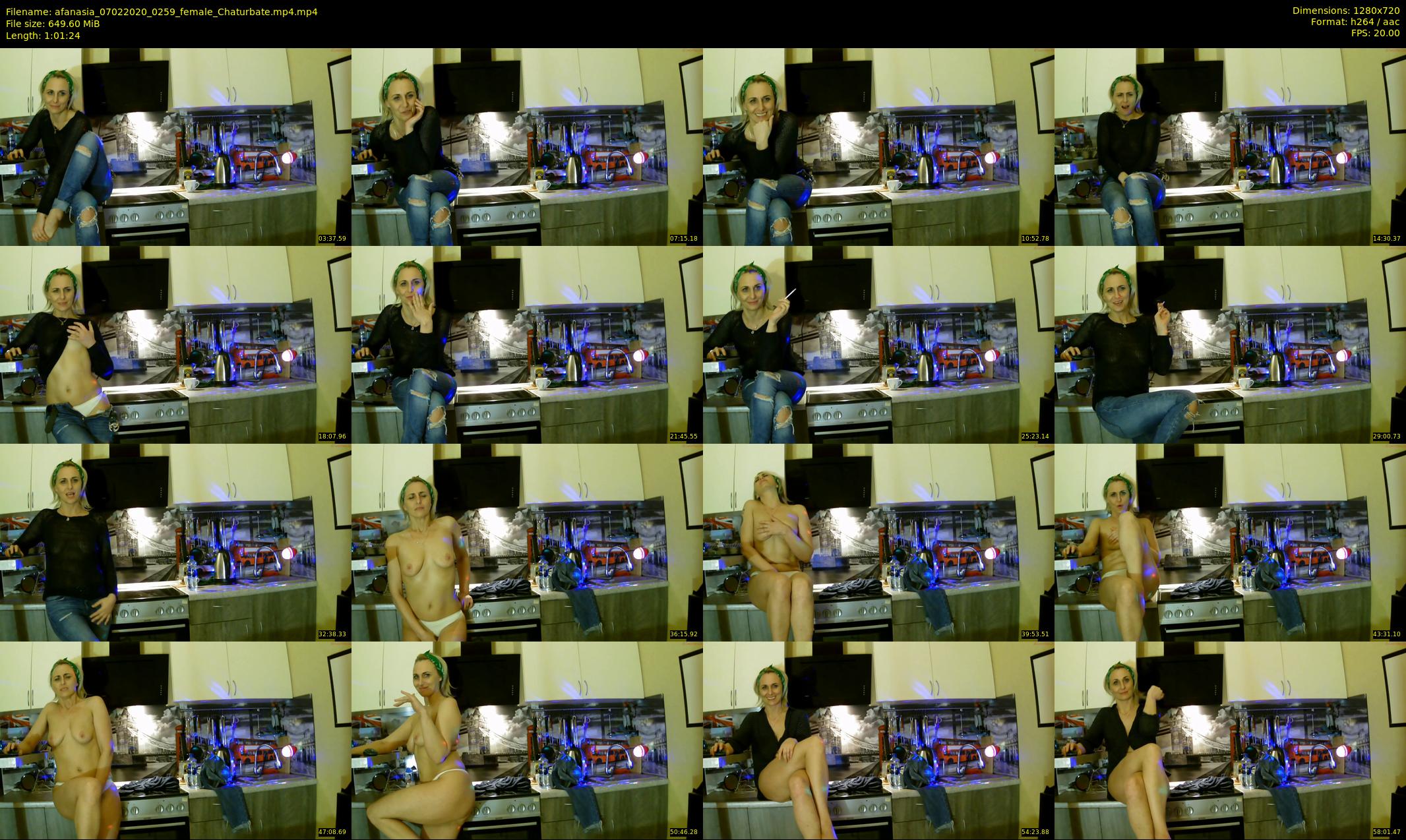 afanasia — 62 minute Chaturbate female cam show recording, 720p, Feb 7, 2020