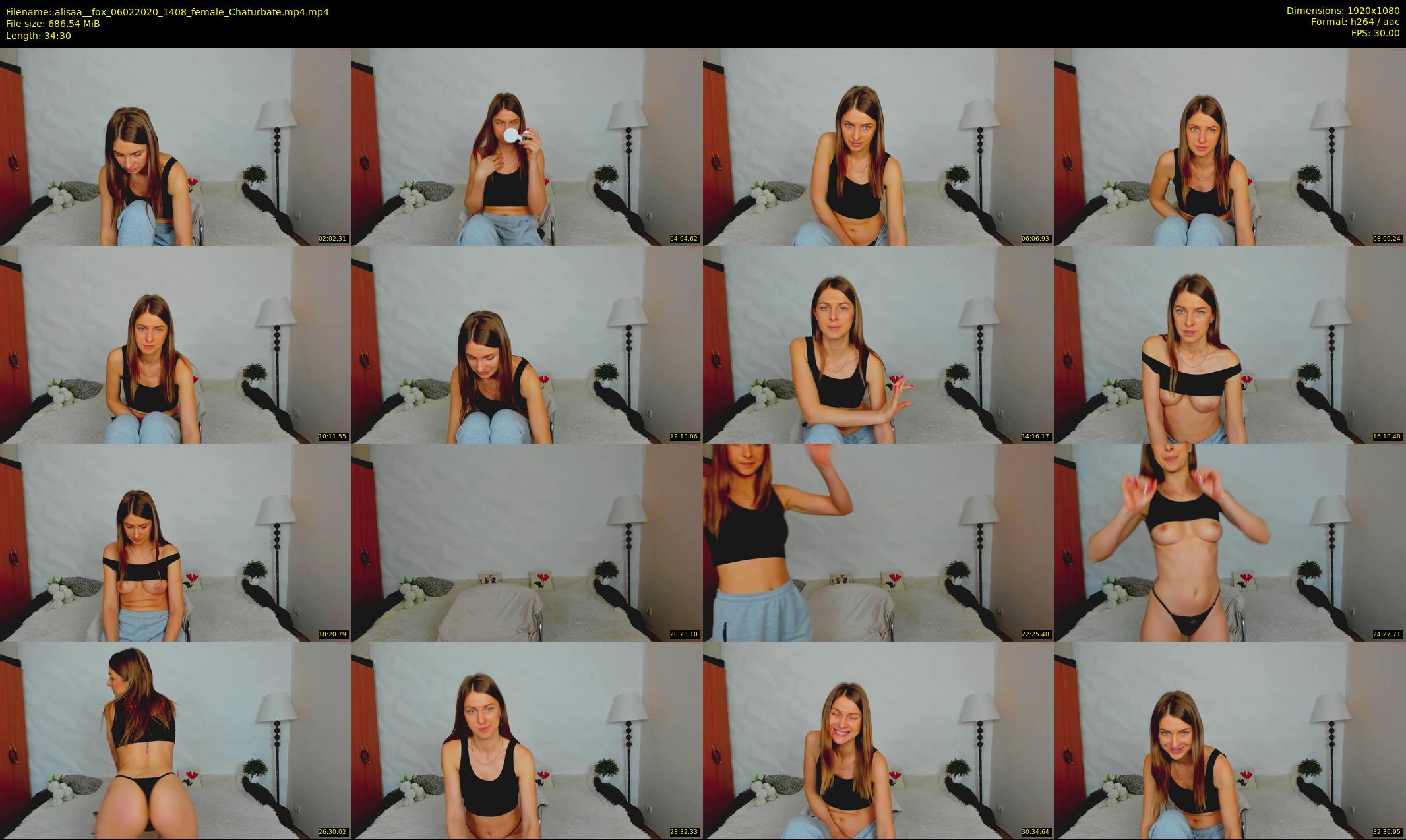alisaa__fox — 35 minute Chaturbate female cam show recording, 1080p, Feb 6, 2020