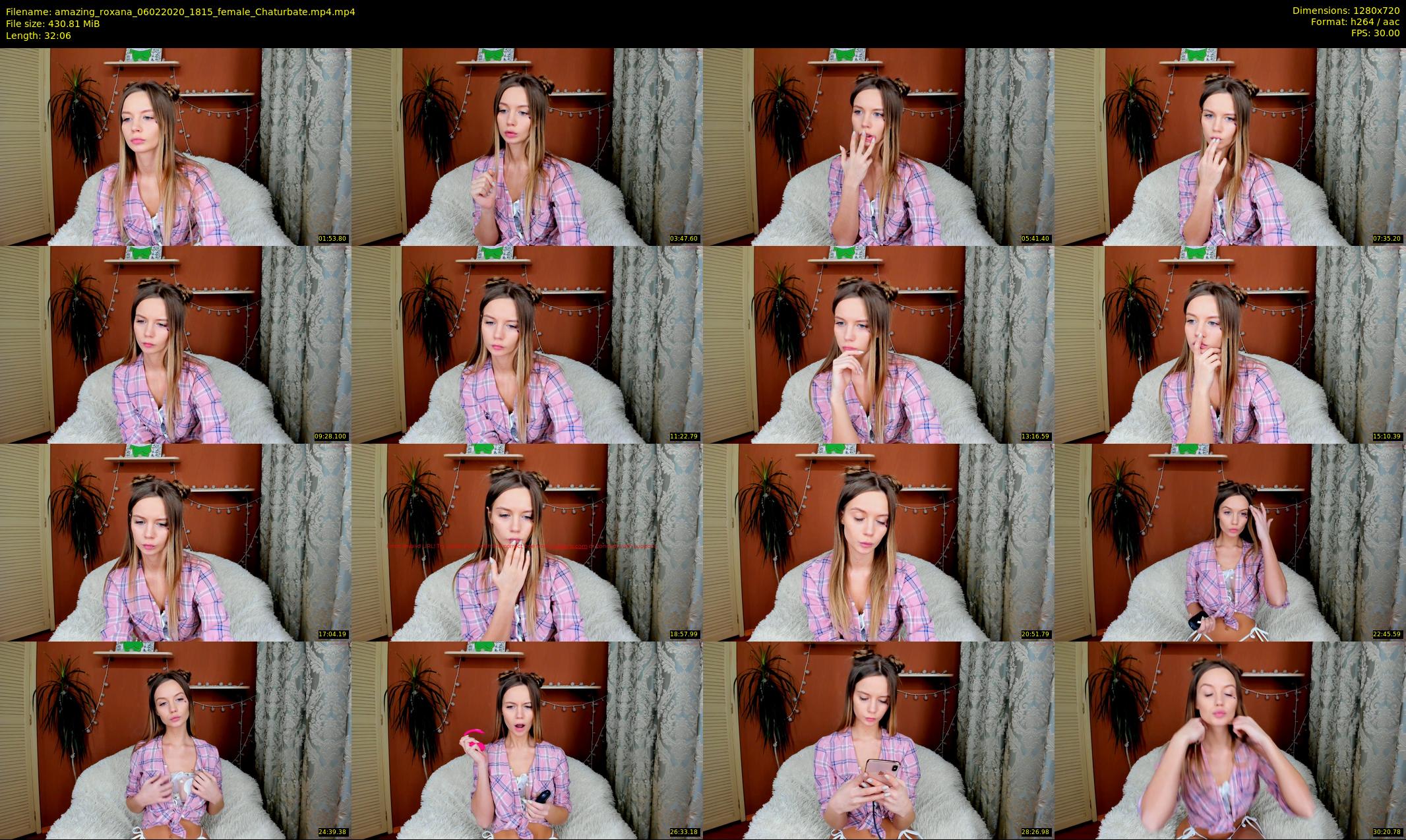 amazing_roxana — 33 minute Chaturbate female cam show recording, 720p, Feb 6, 2020