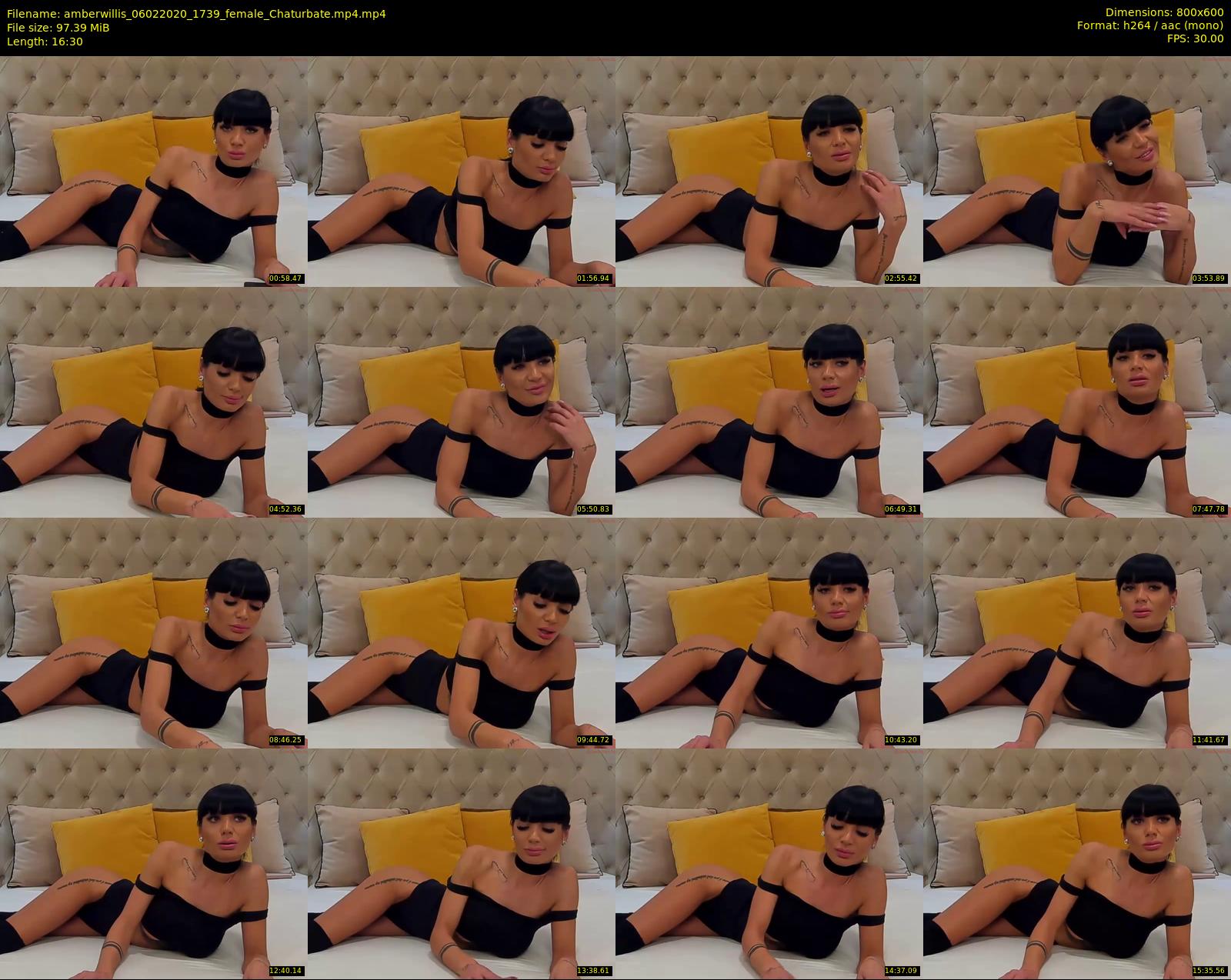 amberwillis — 17 minute Chaturbate female cam show recording, 480p, Feb 6, 2020