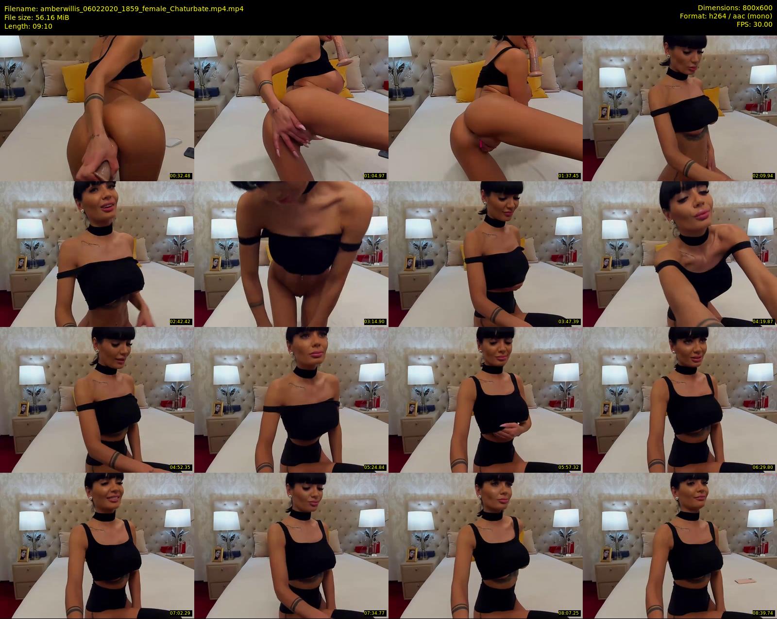 amberwillis — 10 minute Chaturbate female cam show recording, 480p, Feb 6, 2020