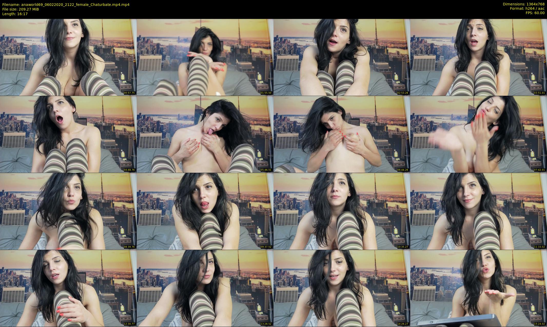 anaworld69 — 17 minute Chaturbate female cam show recording, 720p, Feb 6, 2020