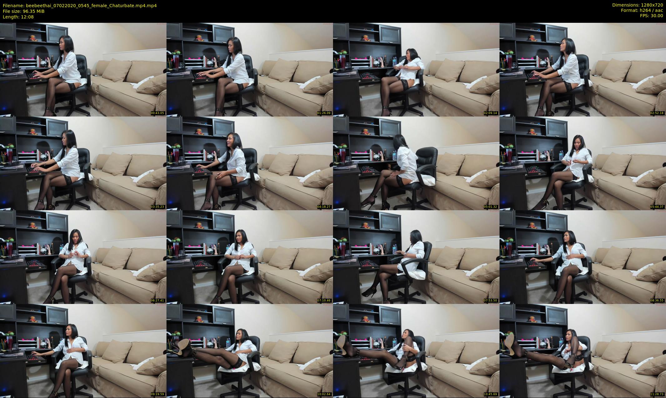 beebeethai — 13 minute Chaturbate female cam show recording, 720p, Feb 7, 2020