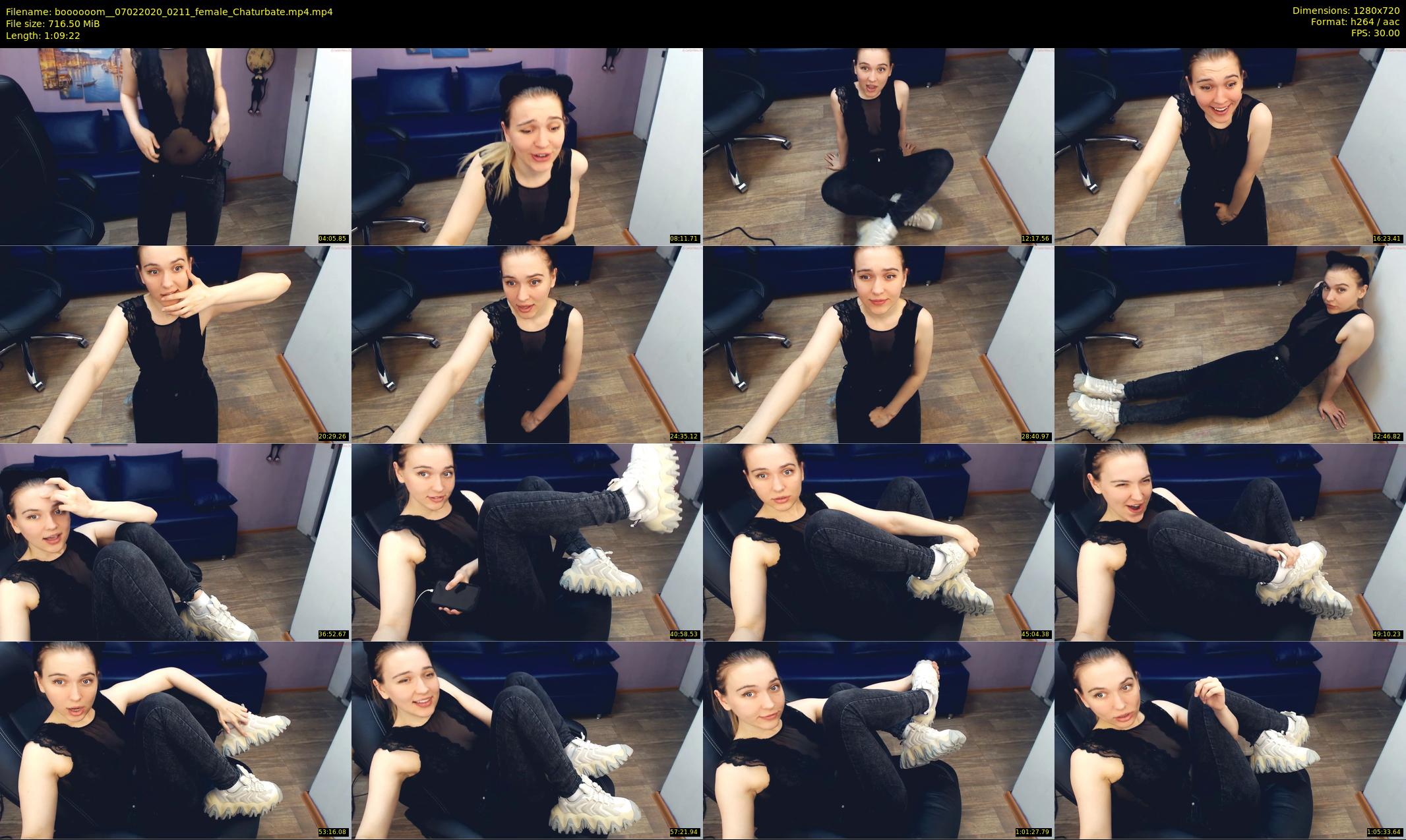 boooooom_ — 70 minute Chaturbate female cam show recording, 720p, Feb 7, 2020