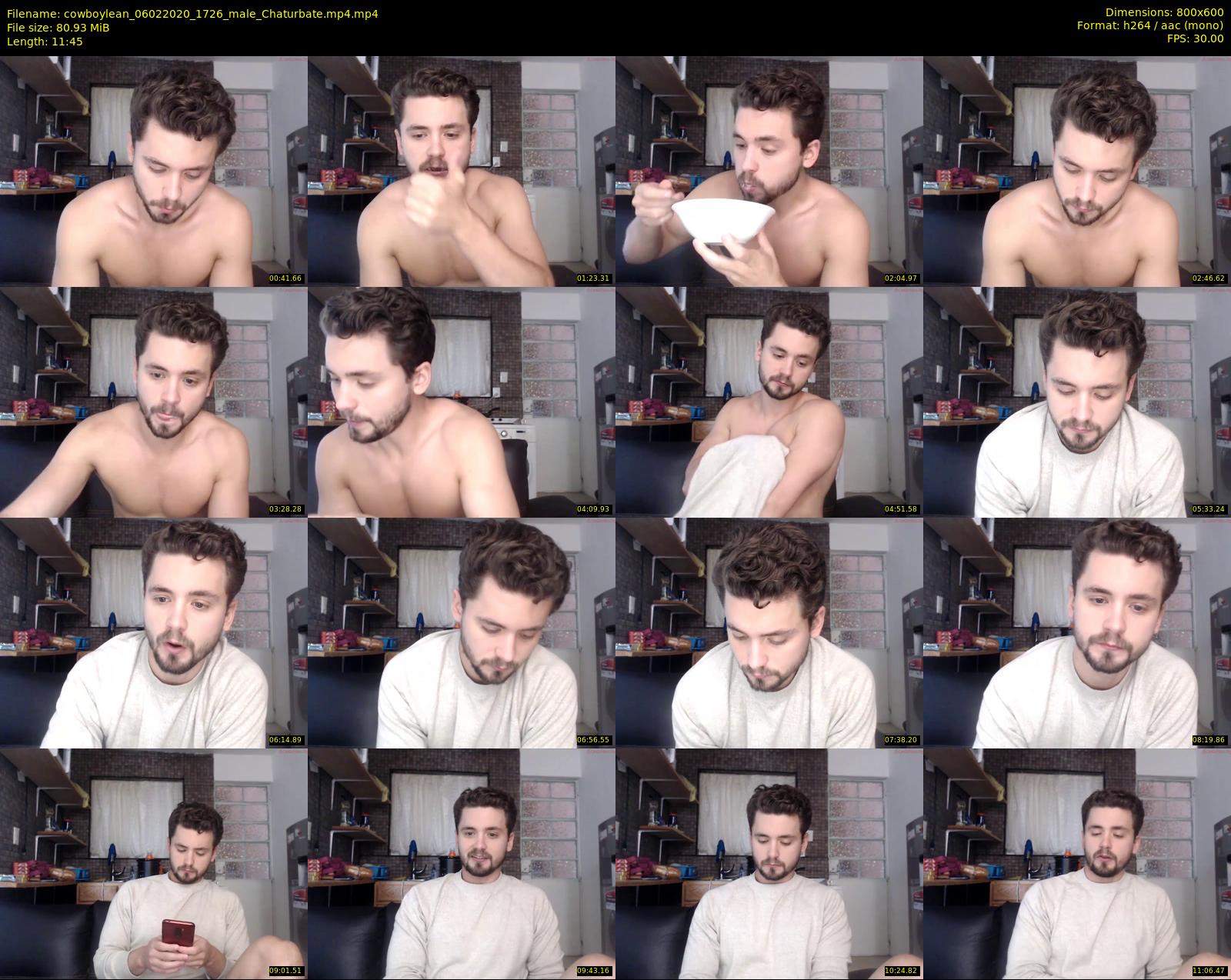 cowboylean — 12 minute Chaturbate male cam show recording, 480p, Feb 6, 2020