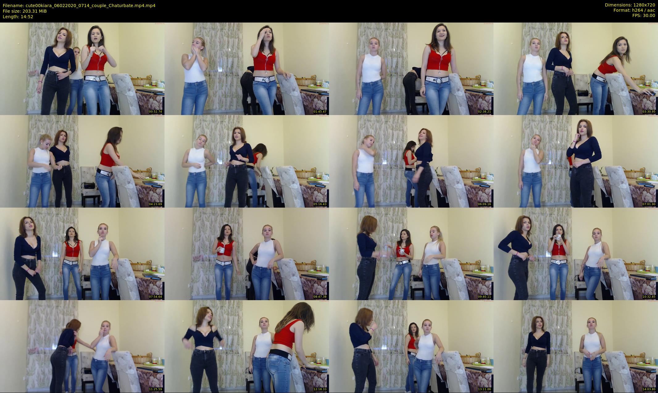 cute00kiara — 15 minute Chaturbate female cam show recording, 720p, Feb 6, 2020