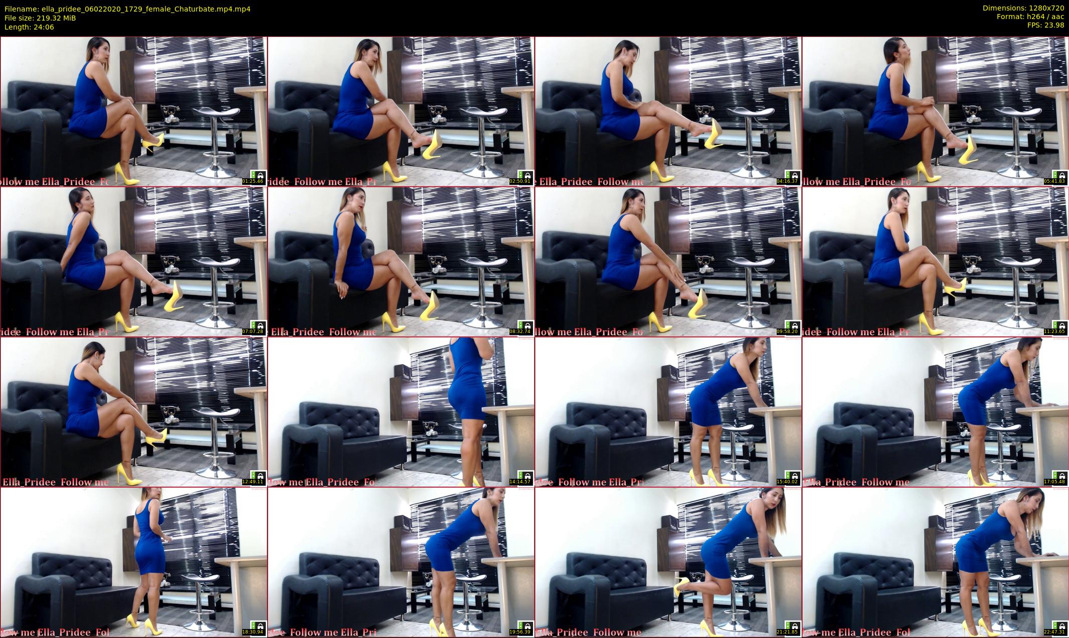 ella_pridee — 25 minute Chaturbate female cam show recording, 720p, Feb 6, 2020