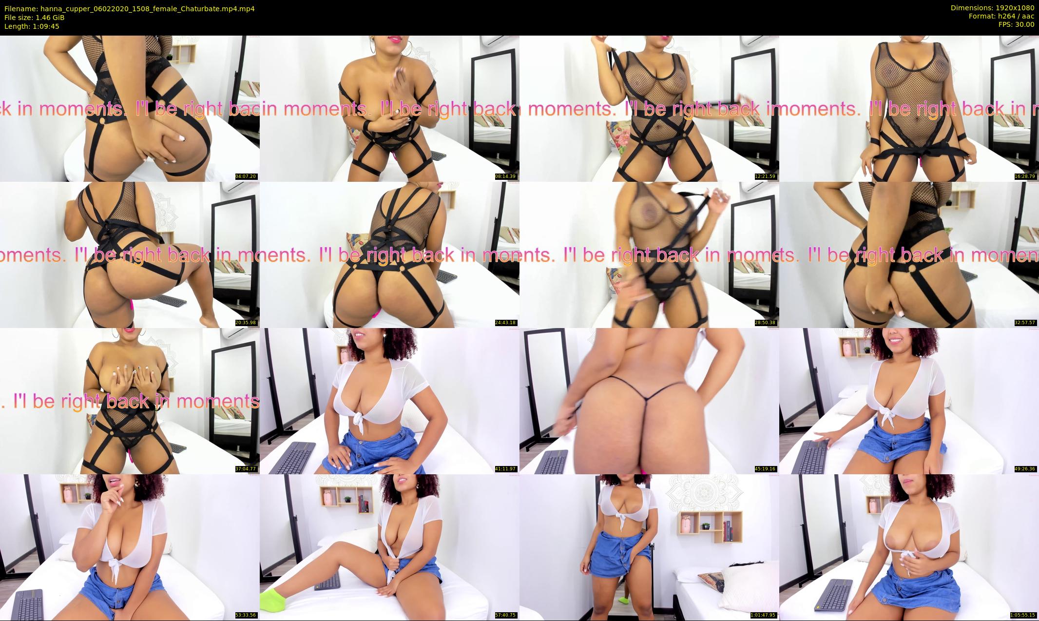 hanna_cupper — 70 minute Chaturbate female cam show recording, 1080p, Feb 6, 2020