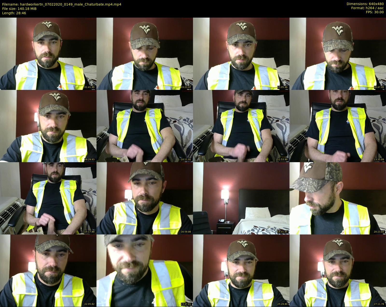 hardworkertn — 29 minute Chaturbate male cam show recording, 480p, Feb 7, 2020