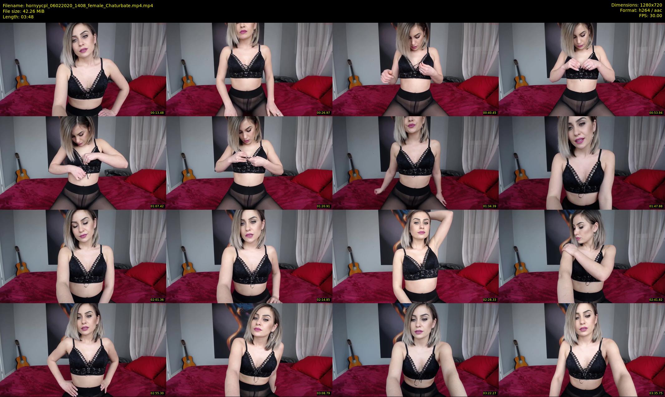 hornyycpl — 4 minute Chaturbate couple cam show recording, 720p, Feb 6, 2020