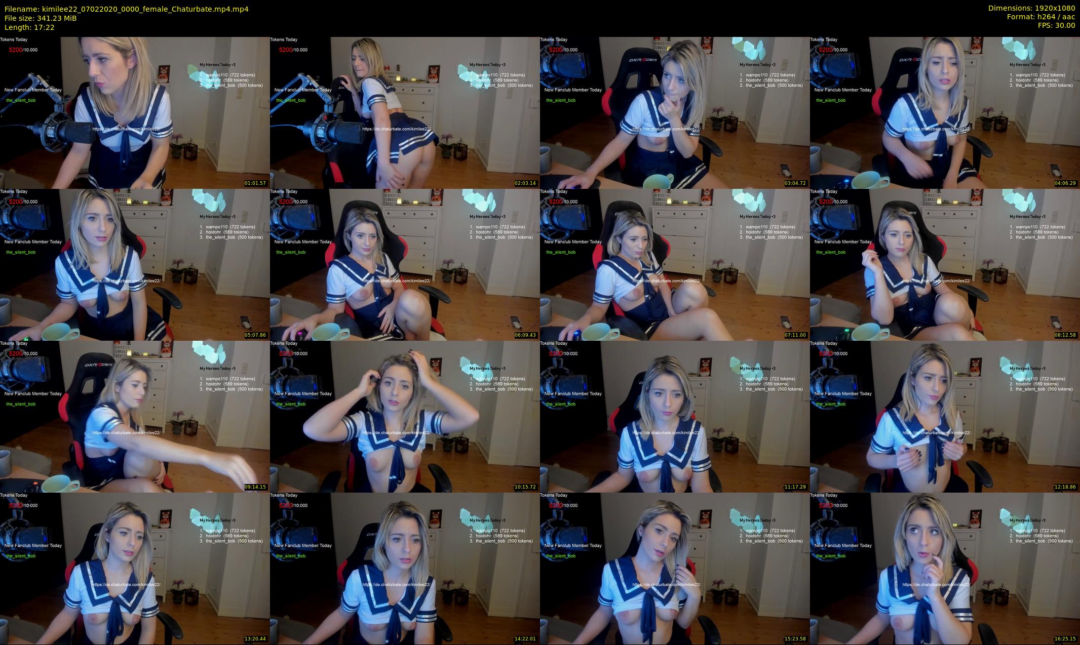 kimilee22 — 18 minute Chaturbate female cam show recording, 1080p, Feb 7, 2020