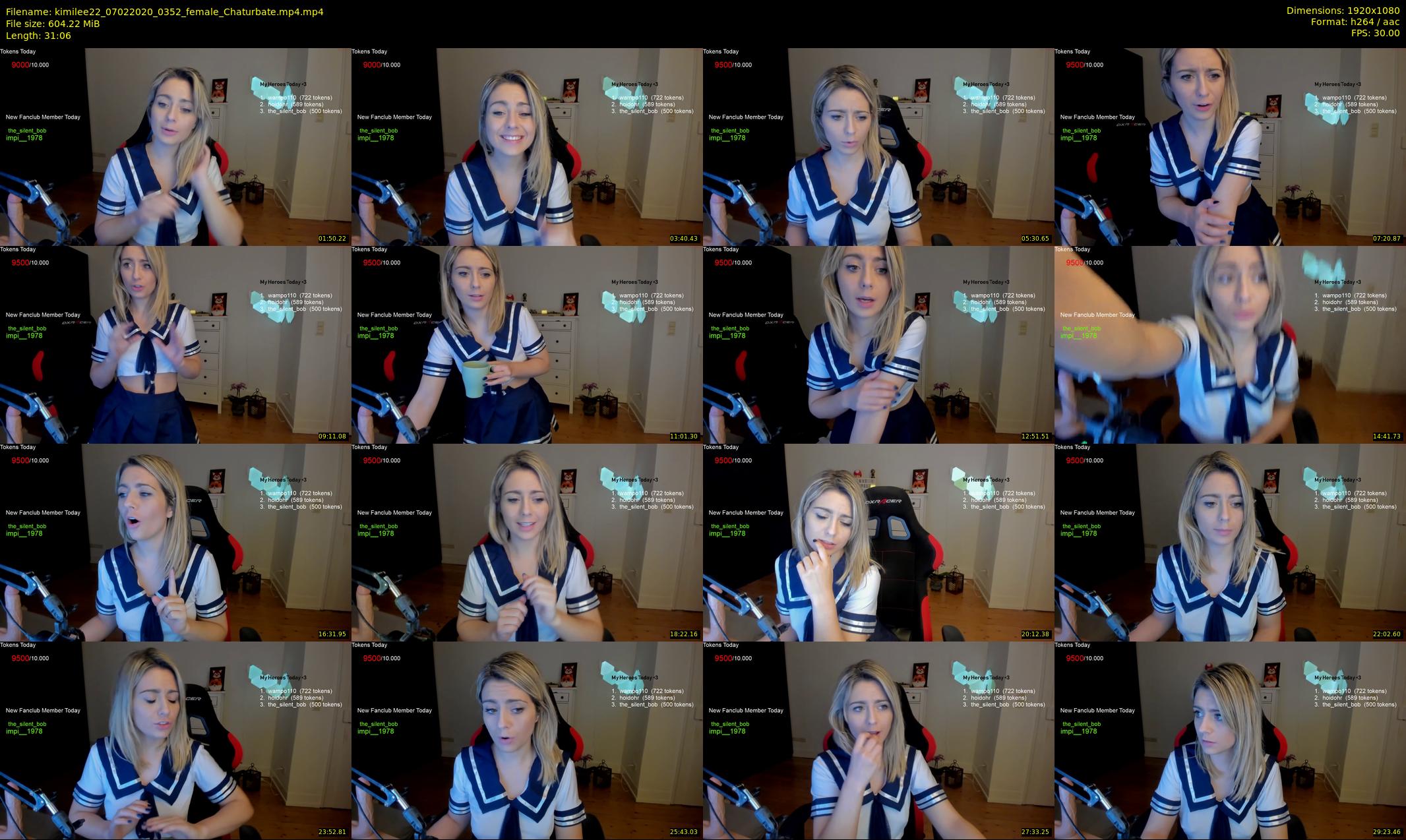 kimilee22 — 32 minute Chaturbate female cam show recording, 1080p, Feb 7, 2020