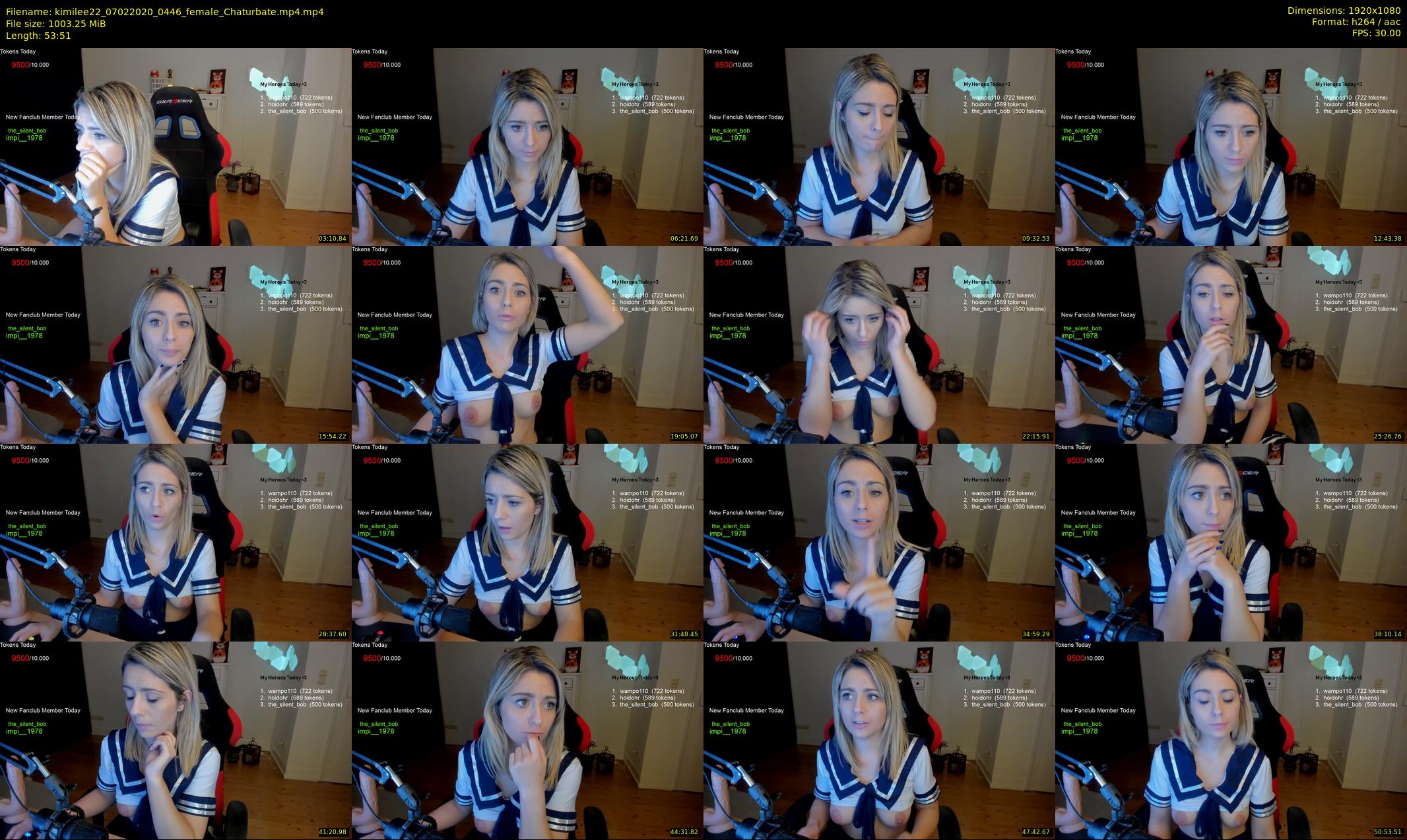 kimilee22 — 54 minute Chaturbate female cam show recording, 1080p, Feb 7, 2020
