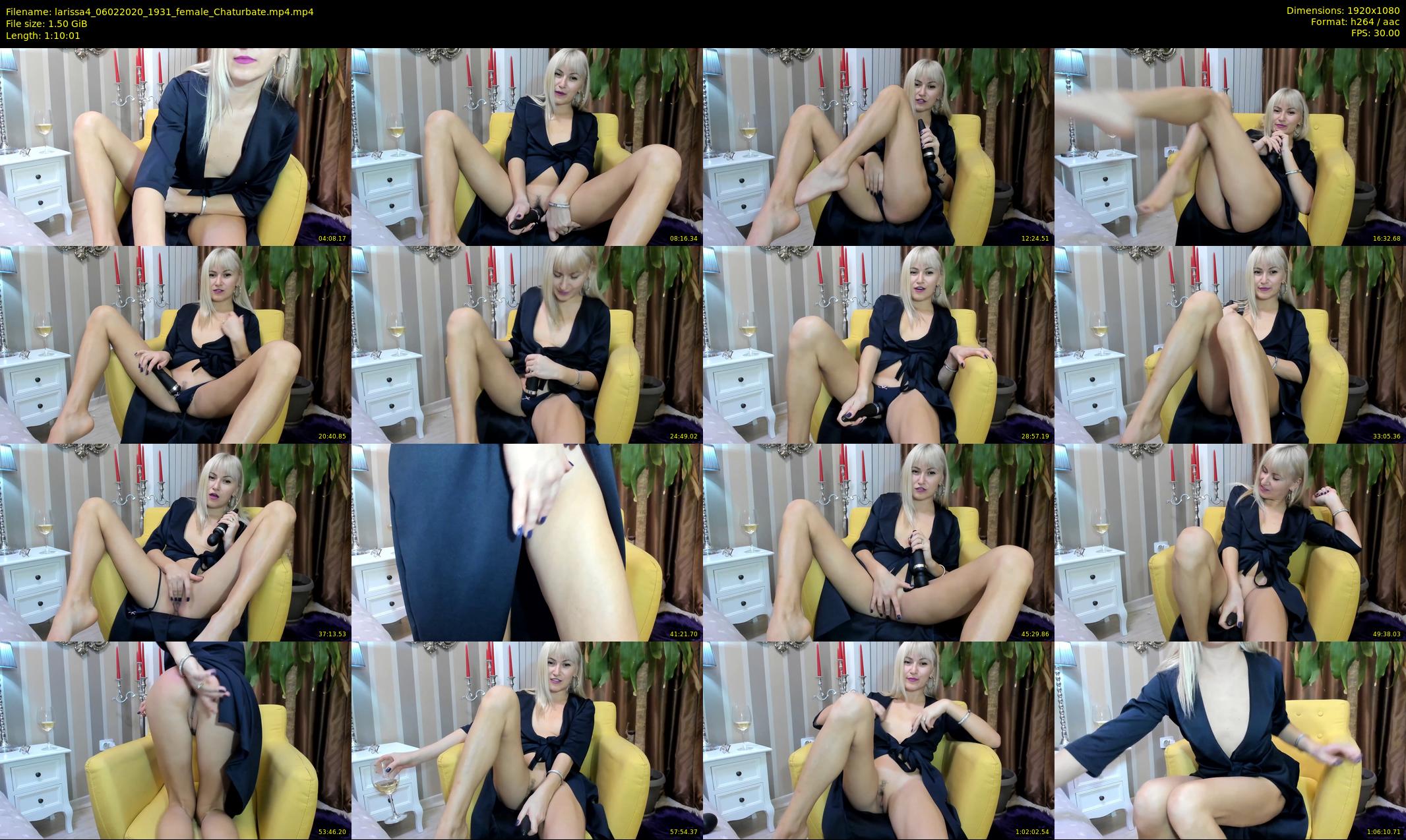 larissa4 — 71 minute Chaturbate female cam show recording, 1080p, Feb 6, 2020