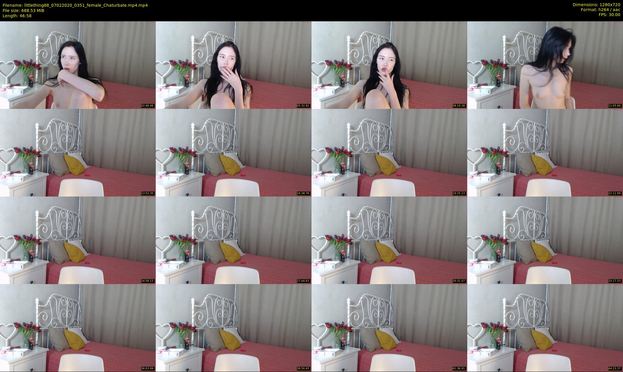 littlething88 — 47 minute Chaturbate female cam show recording, 720p, Feb 7, 2020