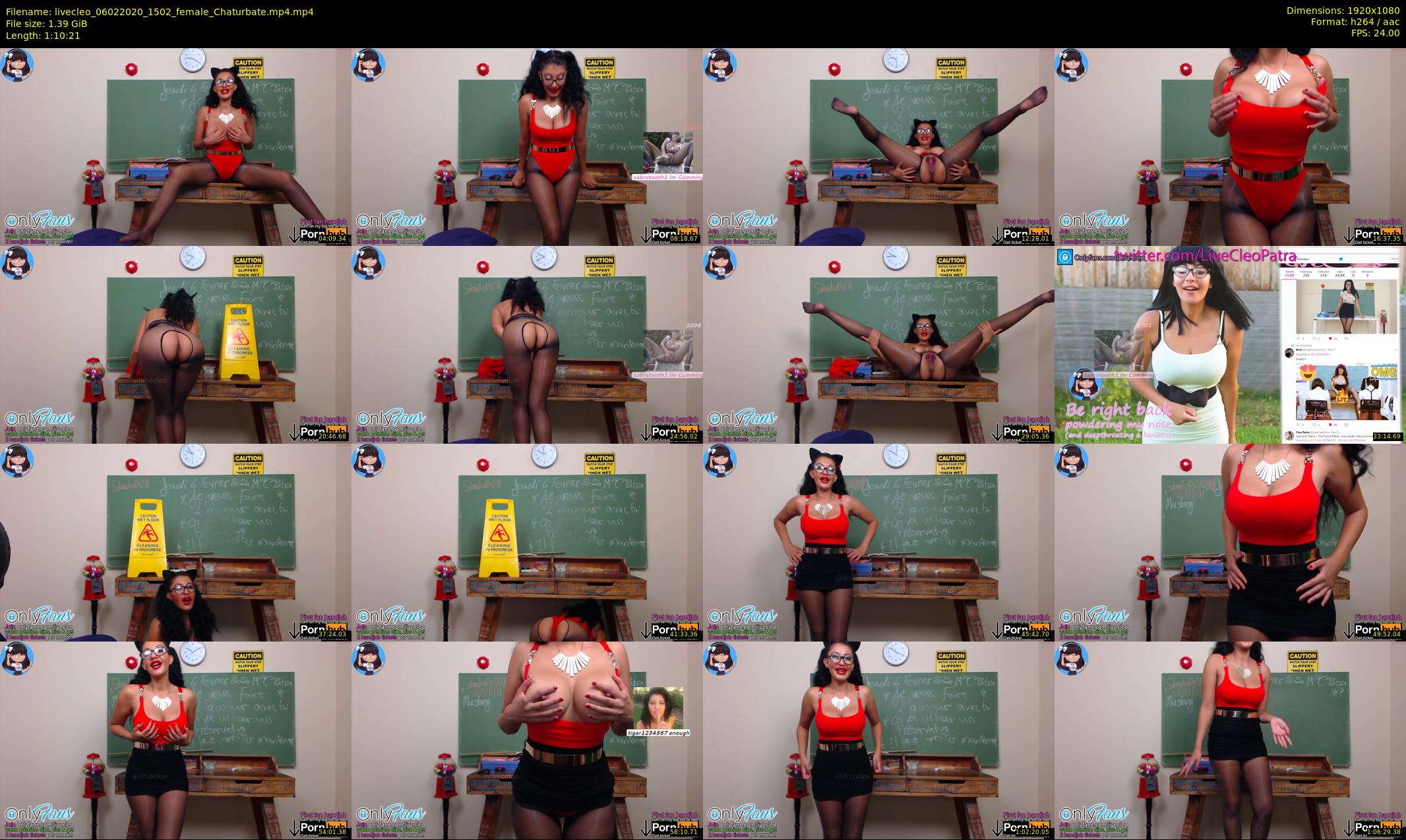 livecleo — 71 minute Chaturbate female cam show recording, 1080p, Feb 6, 2020