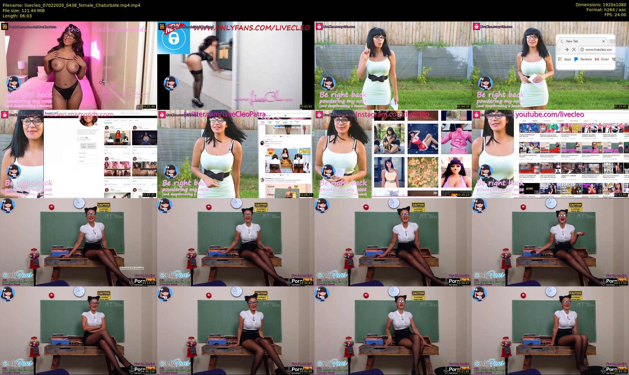 livecleo — 7 minute Chaturbate female cam show recording, 1080p, Feb 7, 2020