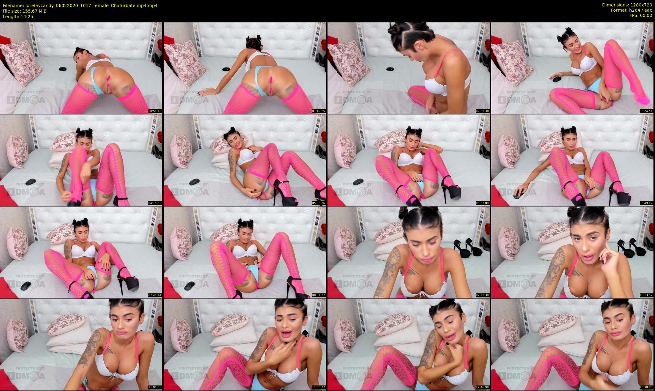lorelaycandy — 15 minute Chaturbate female cam show recording, 720p, Feb 6, 2020