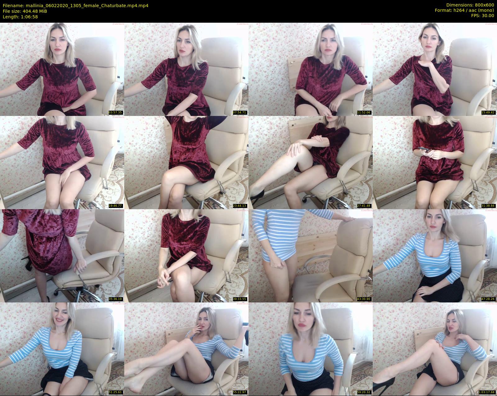 mallinia — 67 minute Chaturbate female cam show recording, 480p, Feb 6, 2020