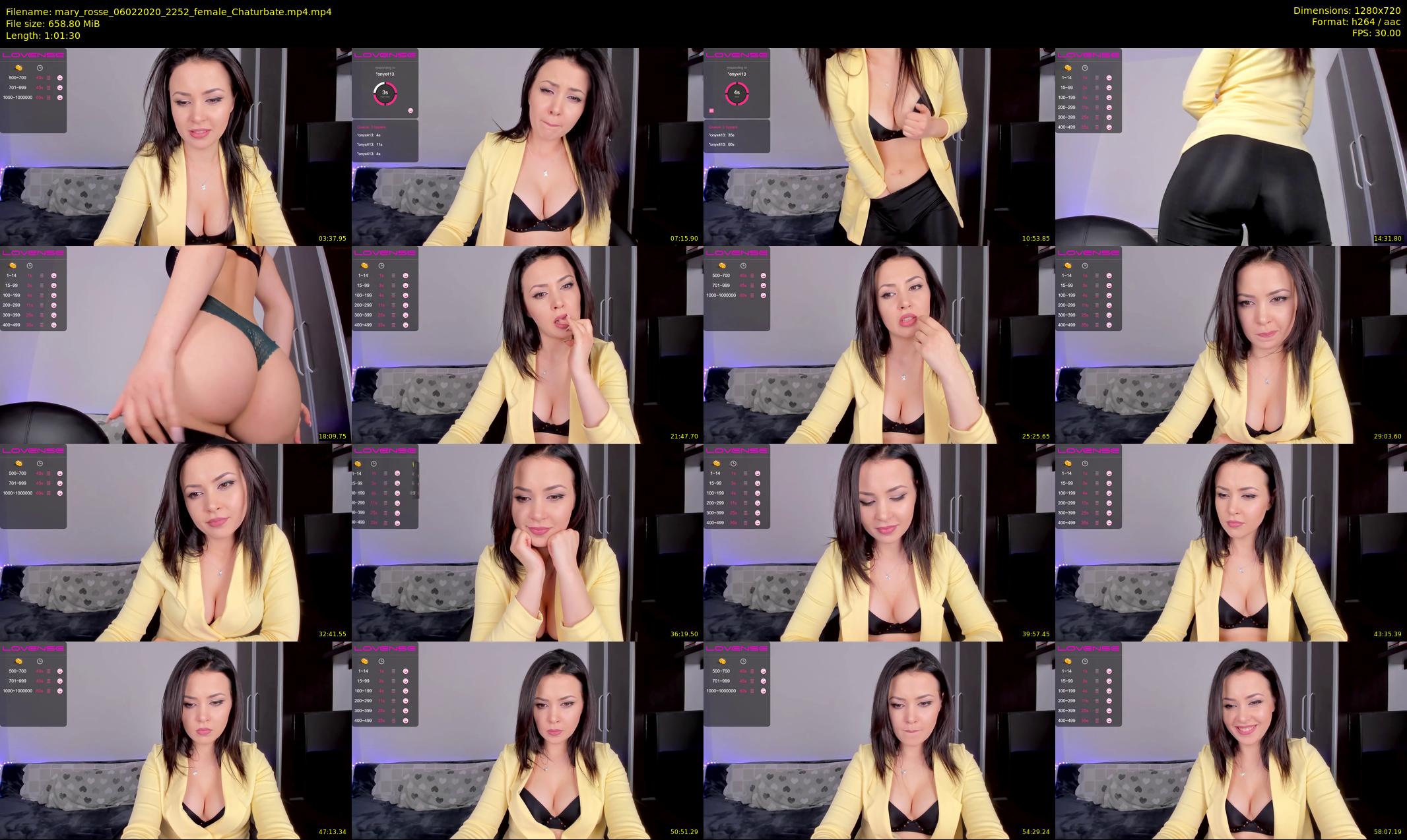 mary_rosse — 62 minute Chaturbate couple cam show recording, 720p, Feb 6, 2020