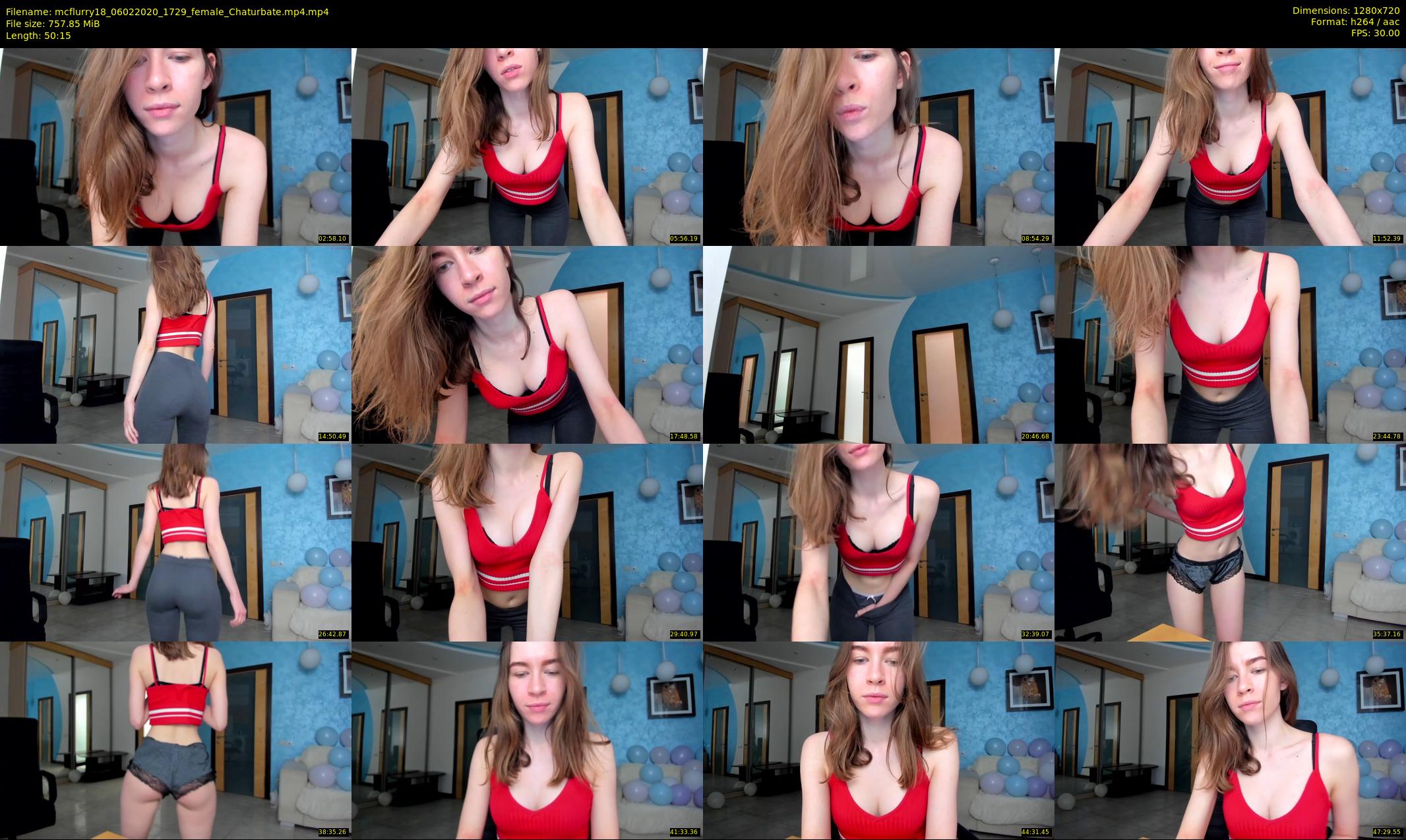mcflurry18 — 51 minute Chaturbate female cam show recording, 720p, Feb 6, 2020