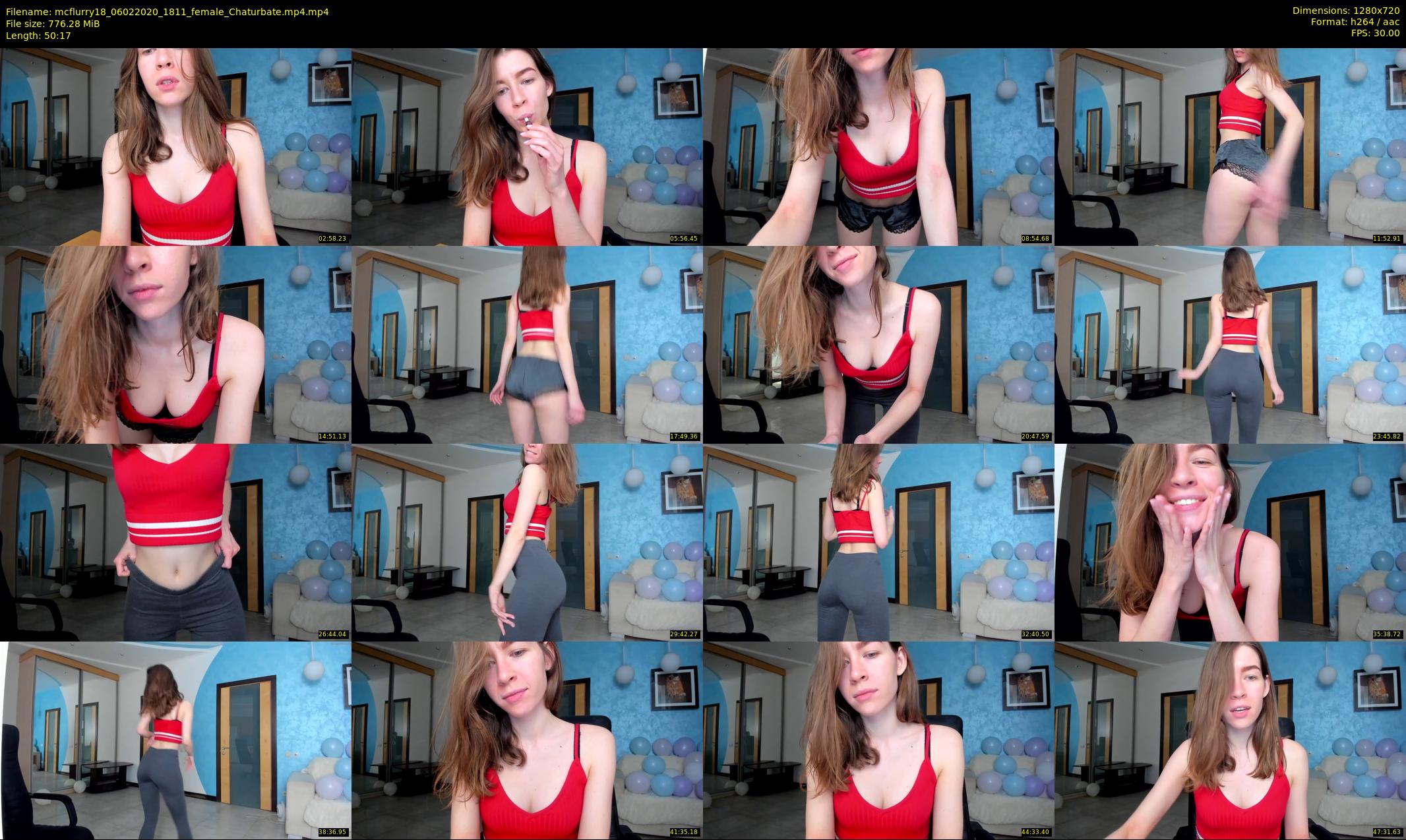 mcflurry18 — 51 minute Chaturbate female cam show recording, 720p, Feb 6, 2020