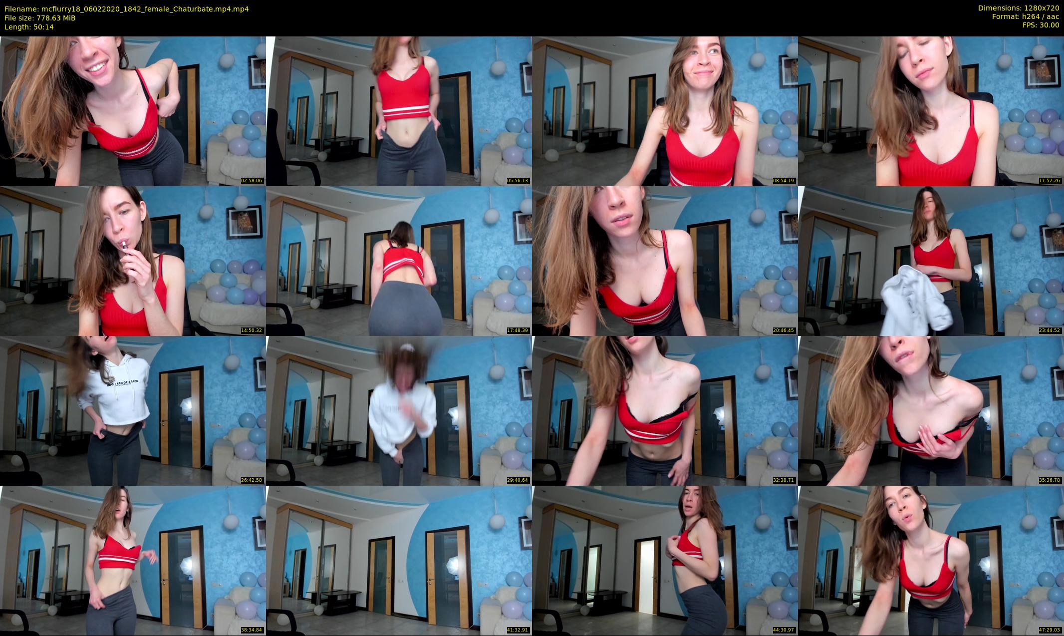 mcflurry18 — 51 minute Chaturbate female cam show recording, 720p, Feb 6, 2020