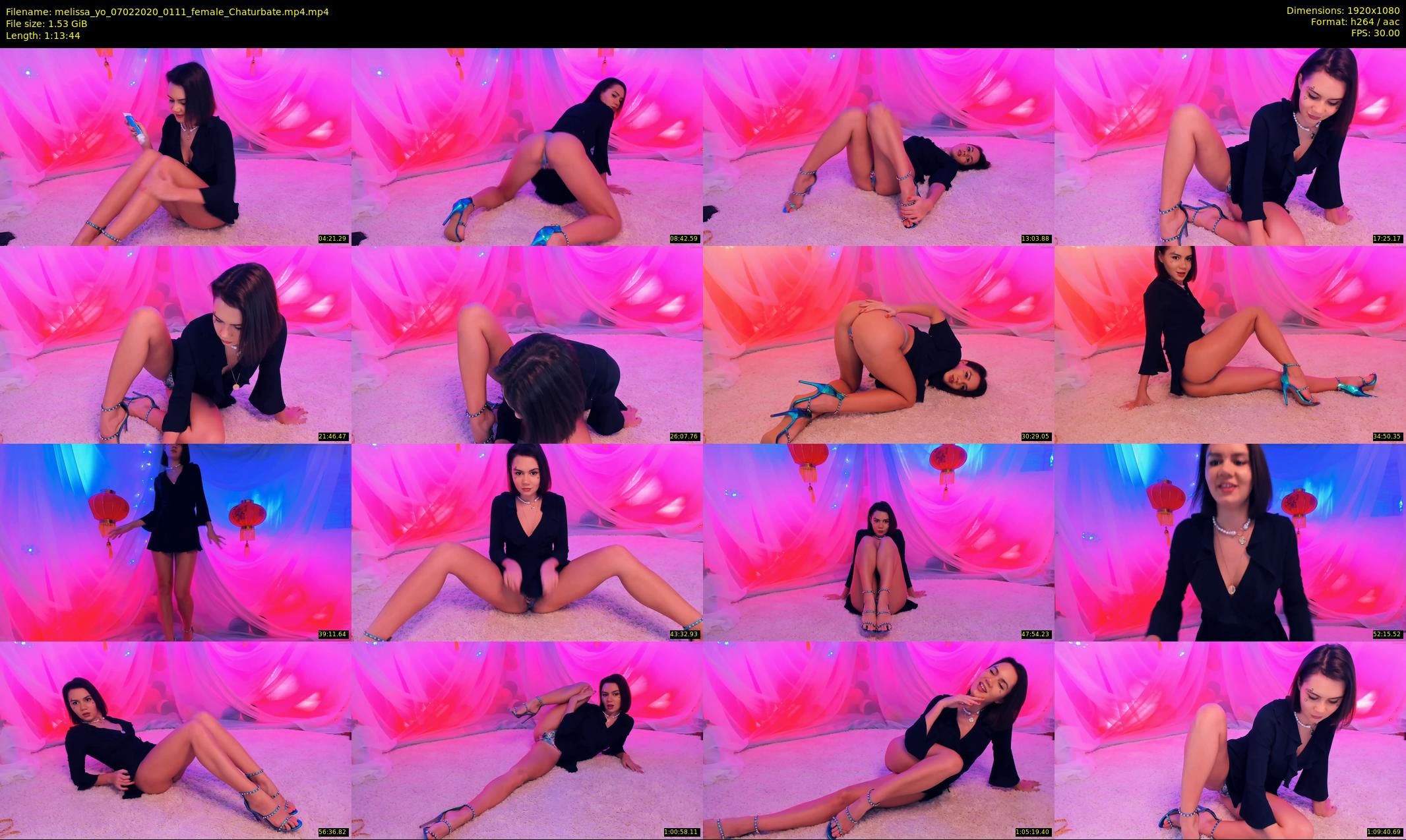 melissa_yo — 74 minute Chaturbate female cam show recording, 1080p, Feb 7, 2020