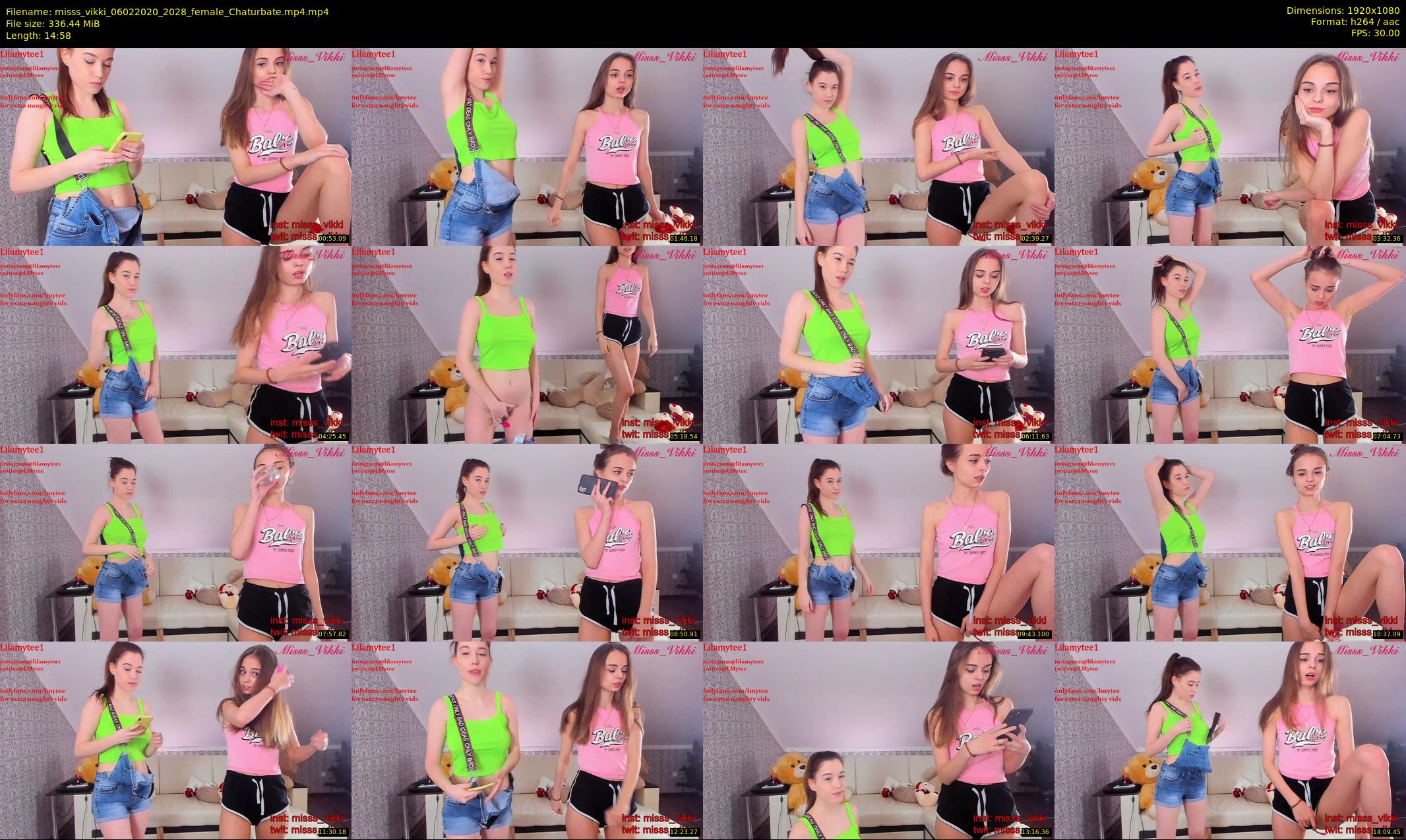 misss_vikki — 15 minute Chaturbate female cam show recording, 1080p, Feb 6, 2020