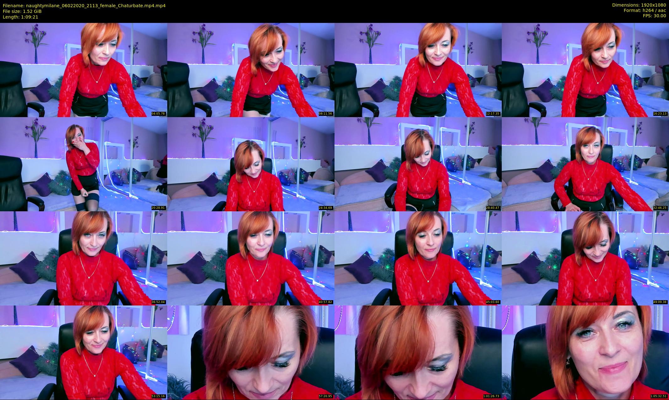naughtymilane — 70 minute Chaturbate female cam show recording, 1080p, Feb 6, 2020