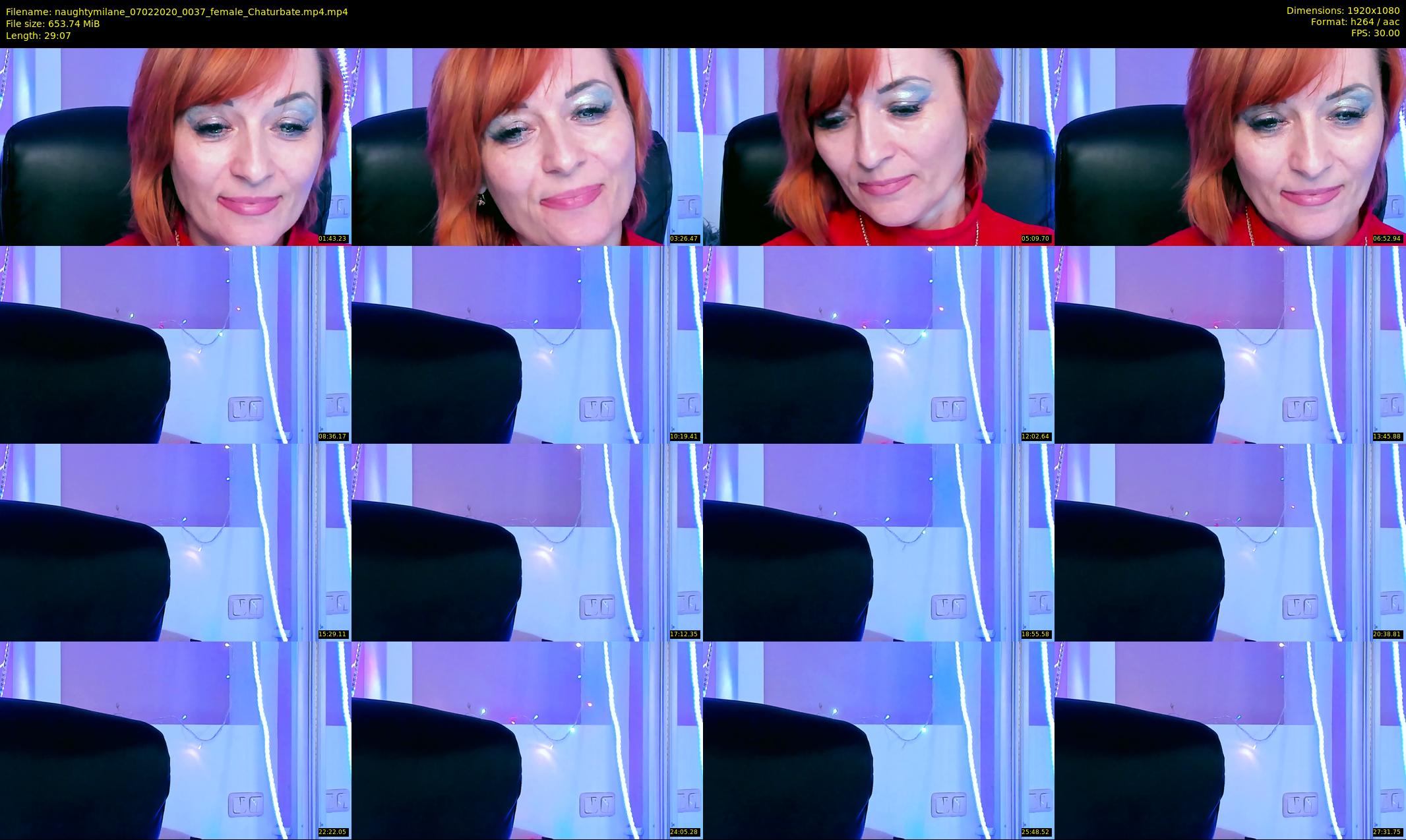 naughtymilane — 30 minute Chaturbate female cam show recording, 1080p, Feb 7, 2020