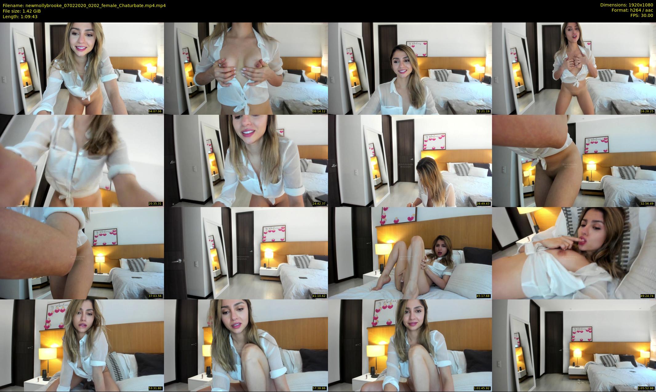 newmollybrooke — 70 minute Chaturbate female cam show recording, 1080p, Feb 7, 2020
