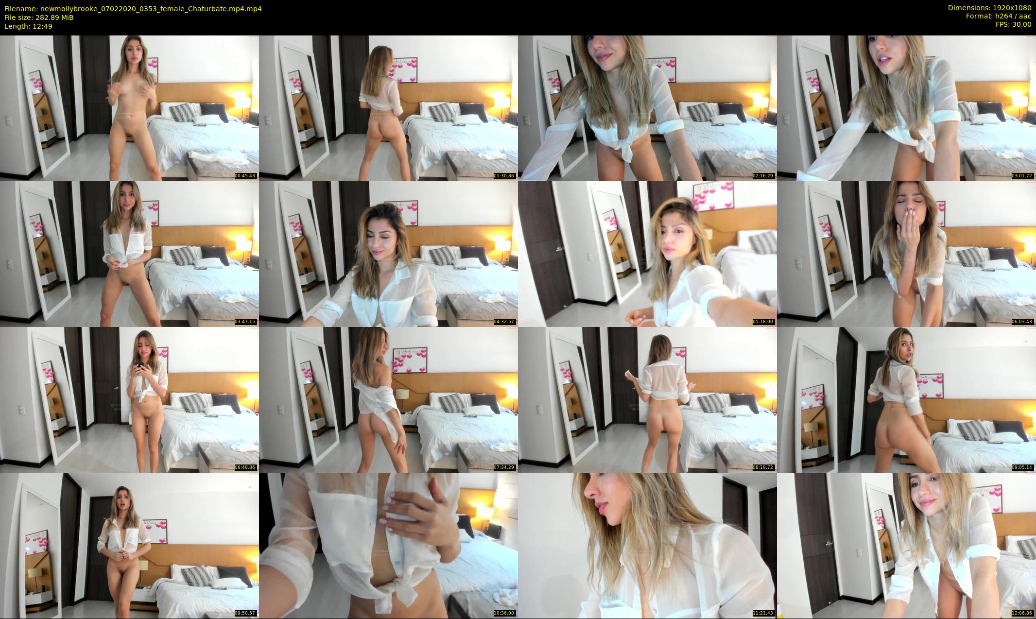 newmollybrooke — 13 minute Chaturbate female cam show recording, 1080p, Feb 7, 2020