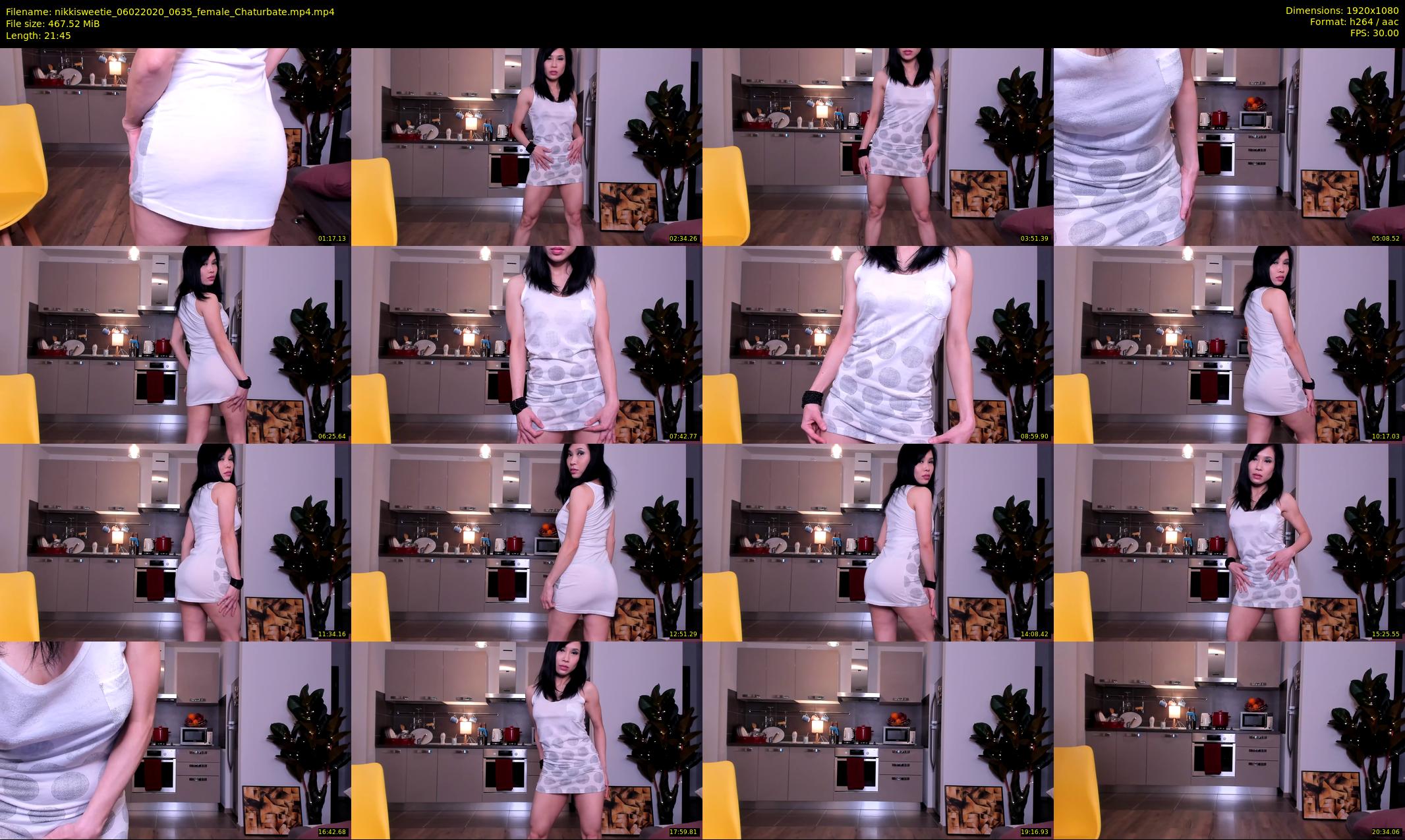 nikkisweetie — 22 minute Chaturbate female cam show recording, 1080p, Feb 6, 2020