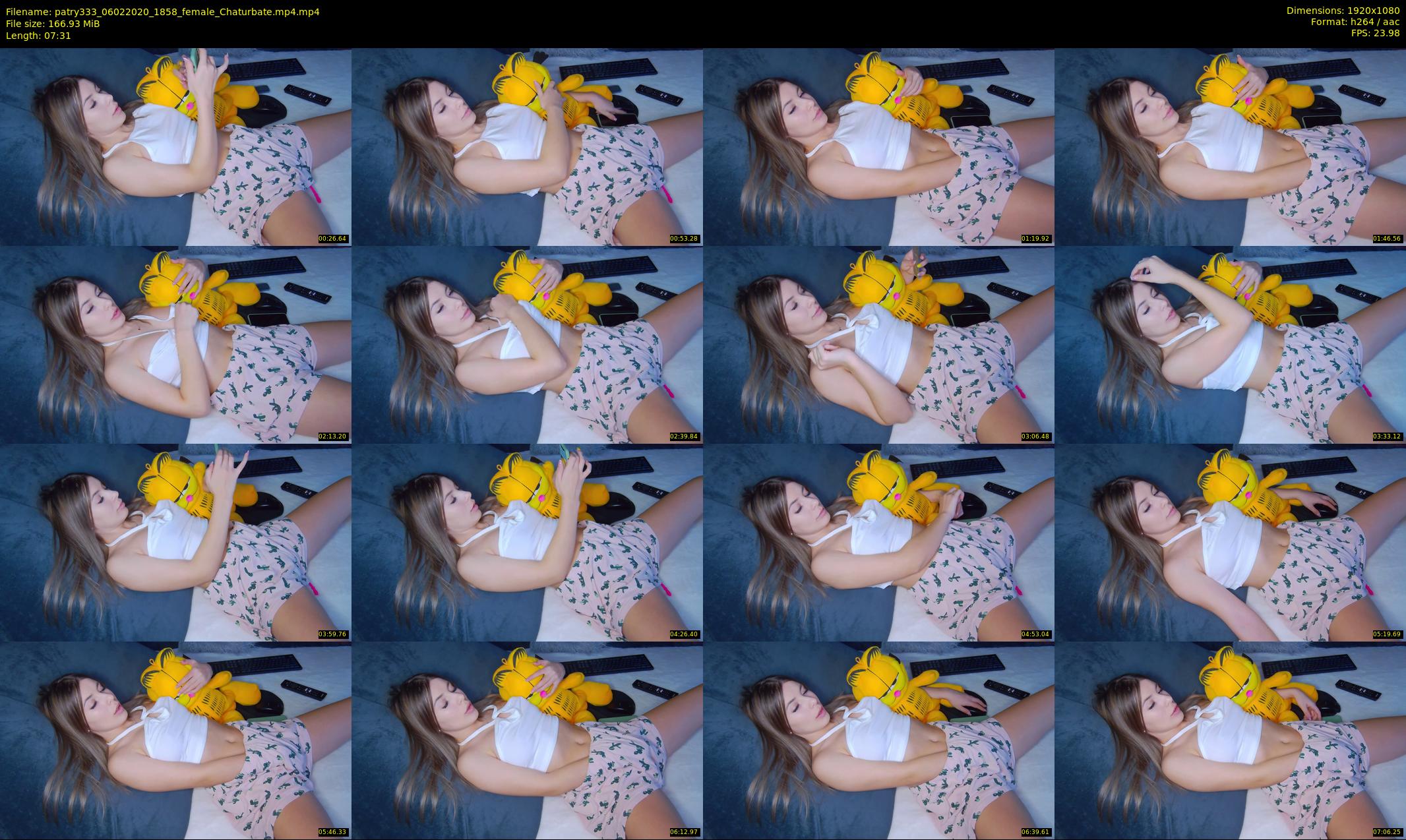 patry333 — 8 minute Chaturbate female cam show recording, 1080p, Feb 6, 2020