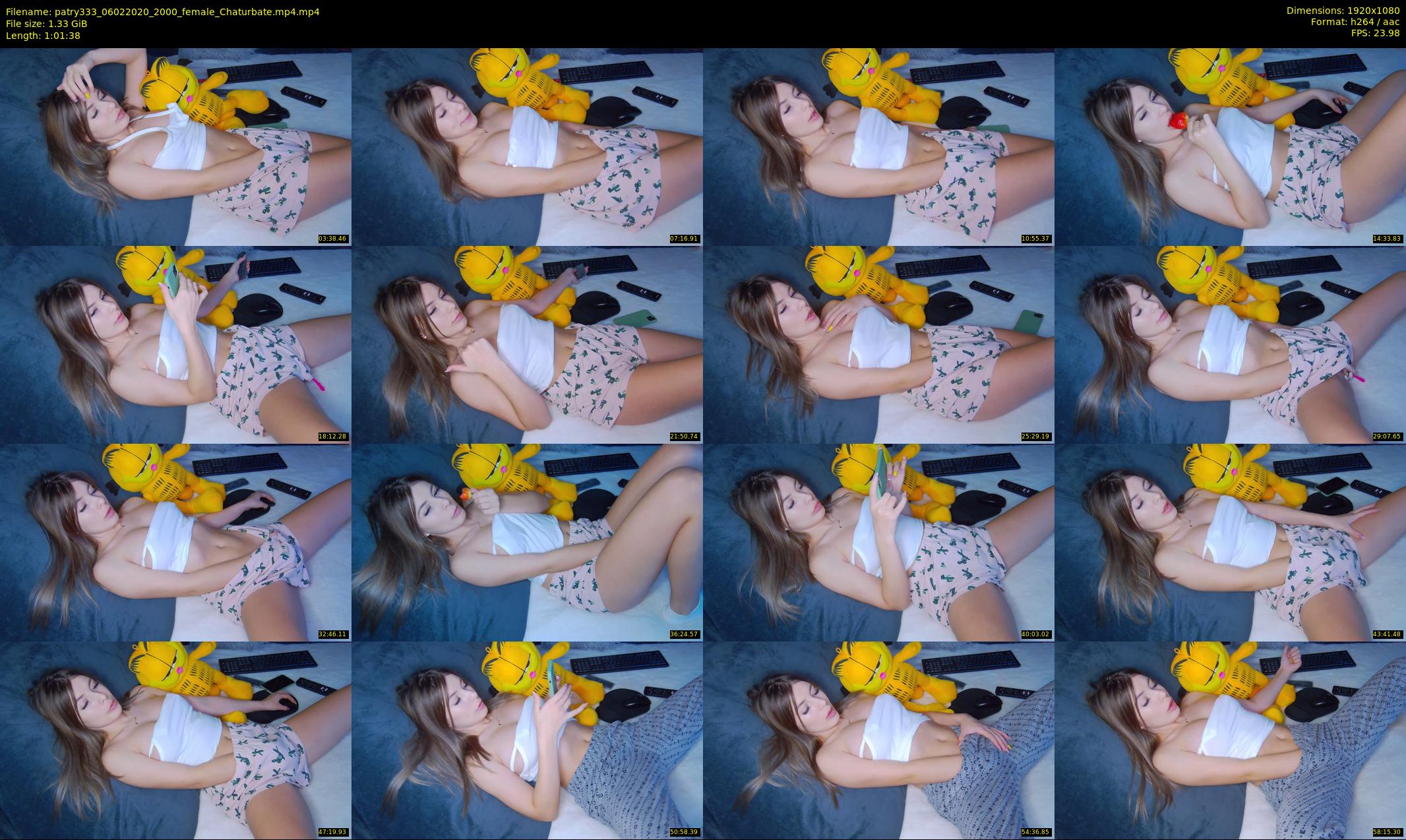 patry333 — 62 minute Chaturbate female cam show recording, 1080p, Feb 6, 2020