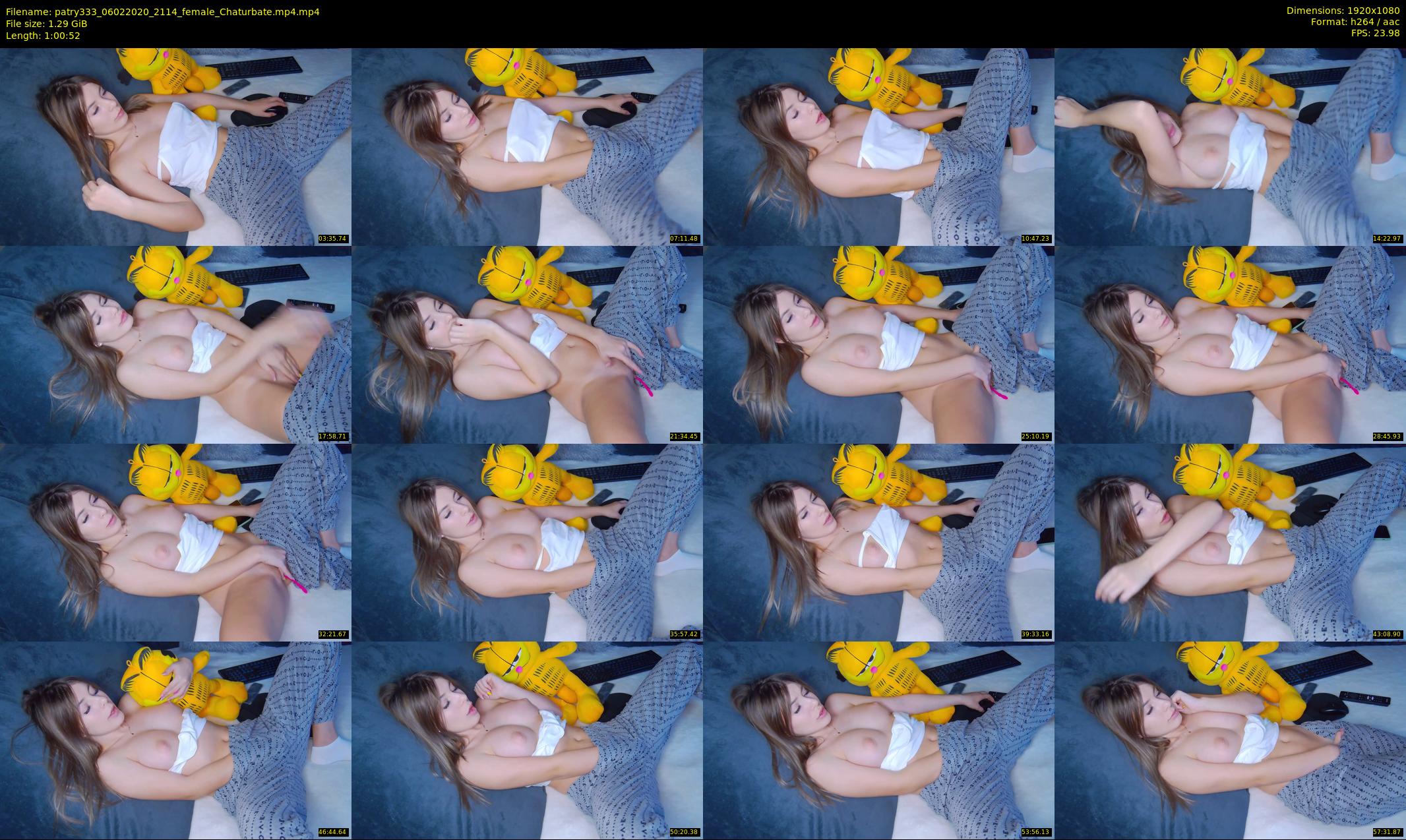patry333 — 61 minute Chaturbate female cam show recording, 1080p, Feb 6, 2020