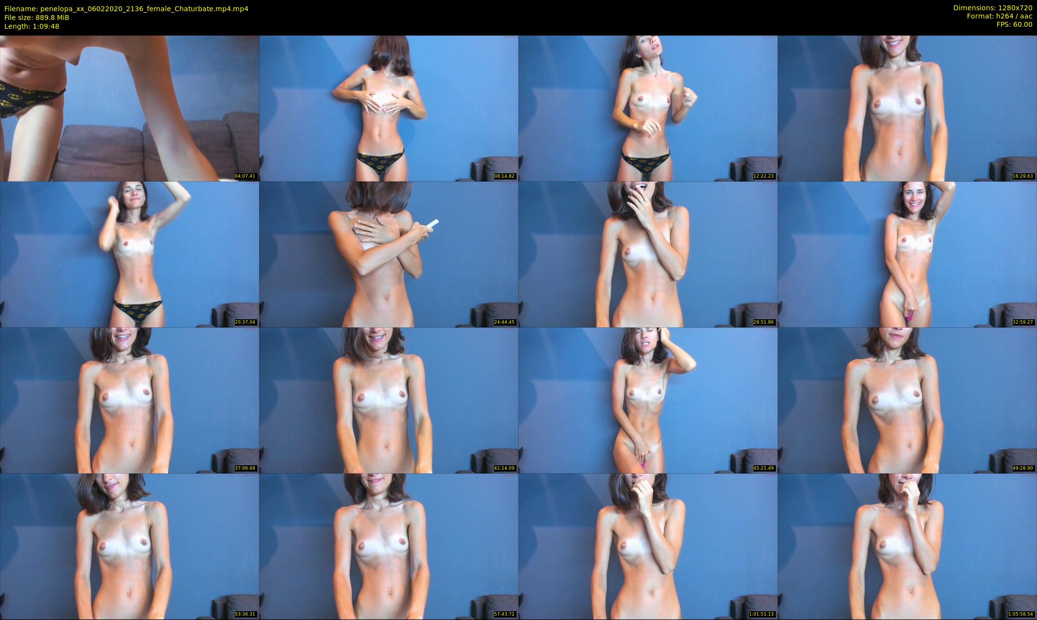 penelopa_xx — 70 minute Chaturbate female cam show recording, 720p, Feb 6, 2020