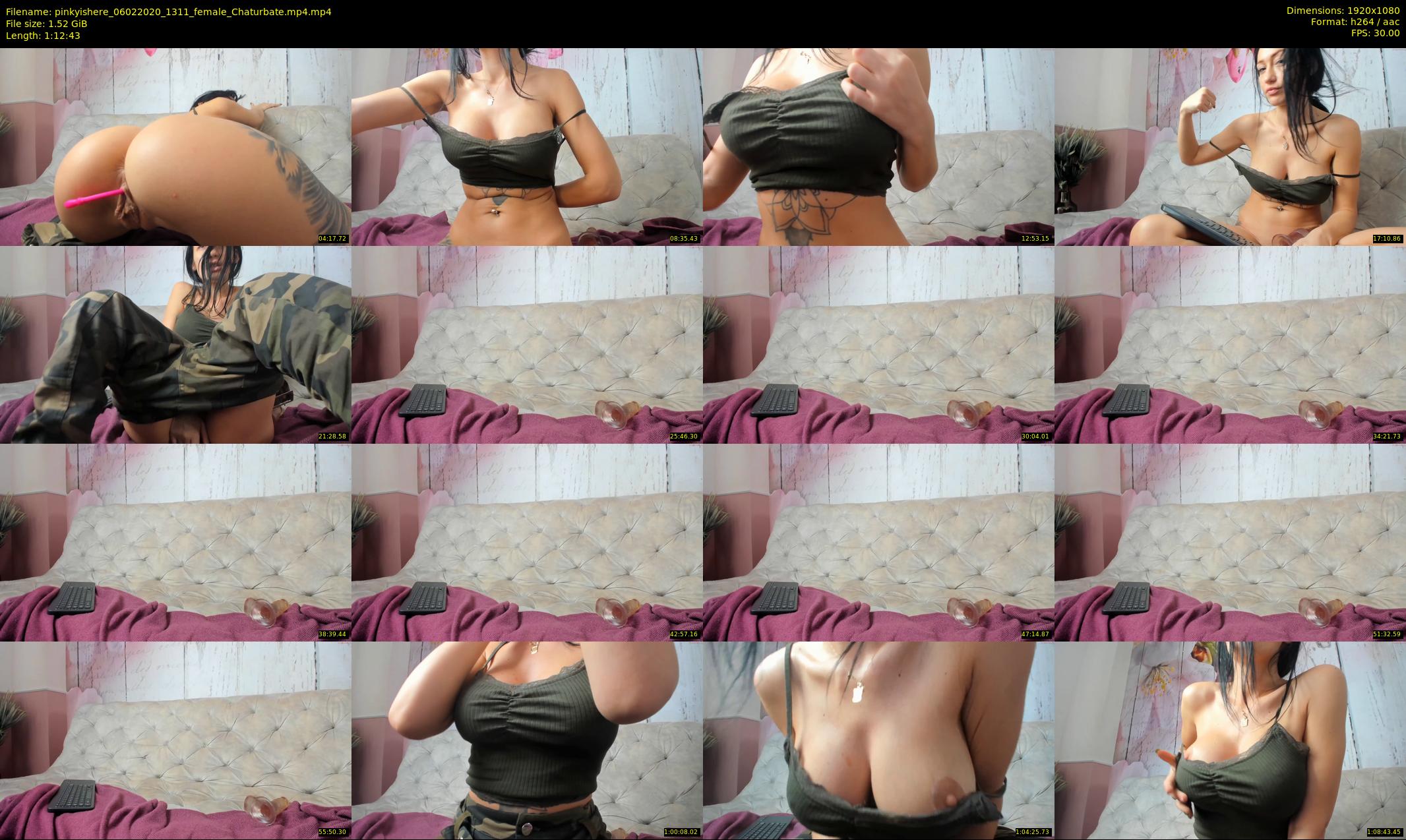 pinkyishere — 73 minute Chaturbate female cam show recording, 1080p, Feb 6, 2020