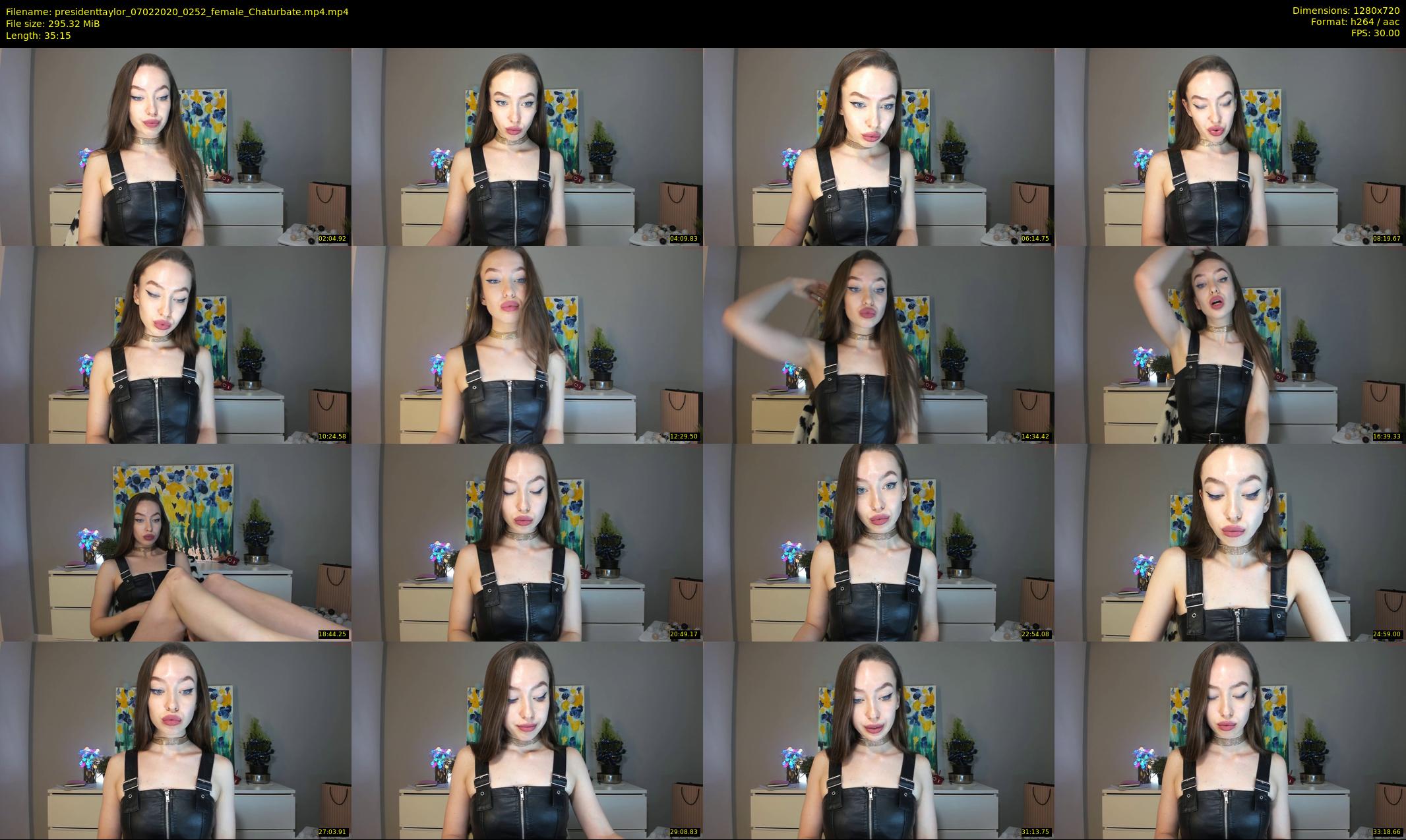 presidenttaylor — 36 minute Chaturbate female cam show recording, 720p, Feb 7, 2020