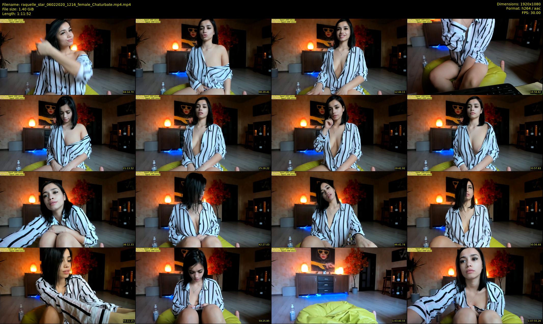 raquelle_star — 72 minute Chaturbate couple cam show recording, 1080p, Feb 6, 2020
