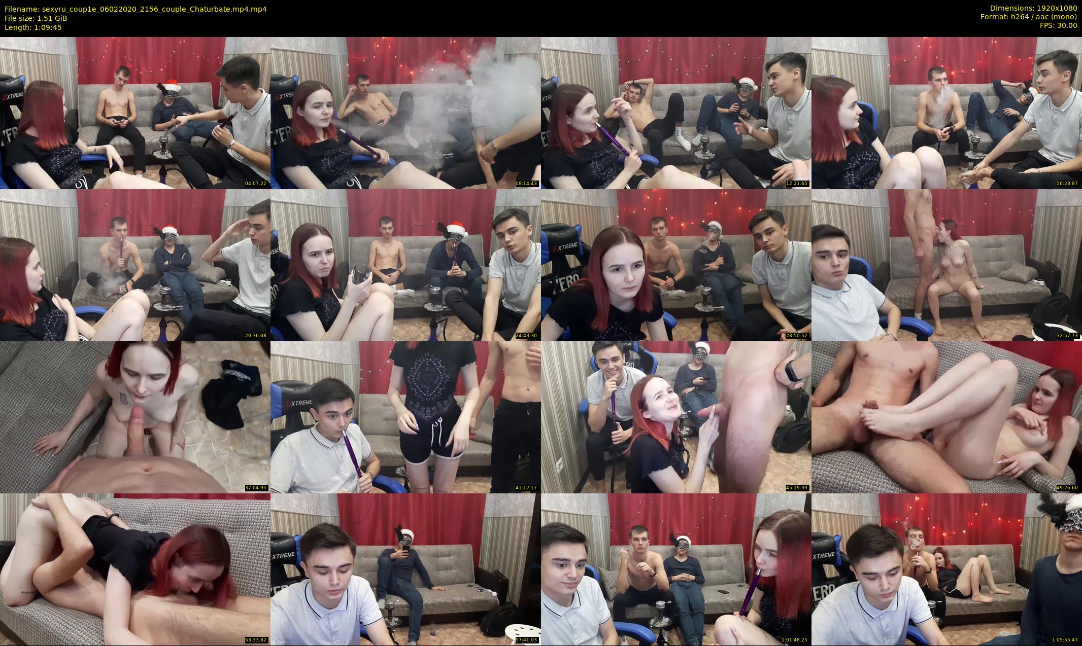sexyru_coup1e — 70 minute Chaturbate couple cam show recording, 1080p, Feb 6, 2020