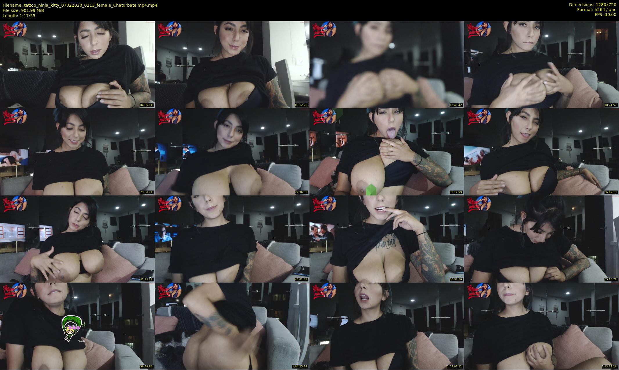 tattoo_ninja_kitty — 78 minute Chaturbate female cam show recording, 720p, Feb 7, 2020