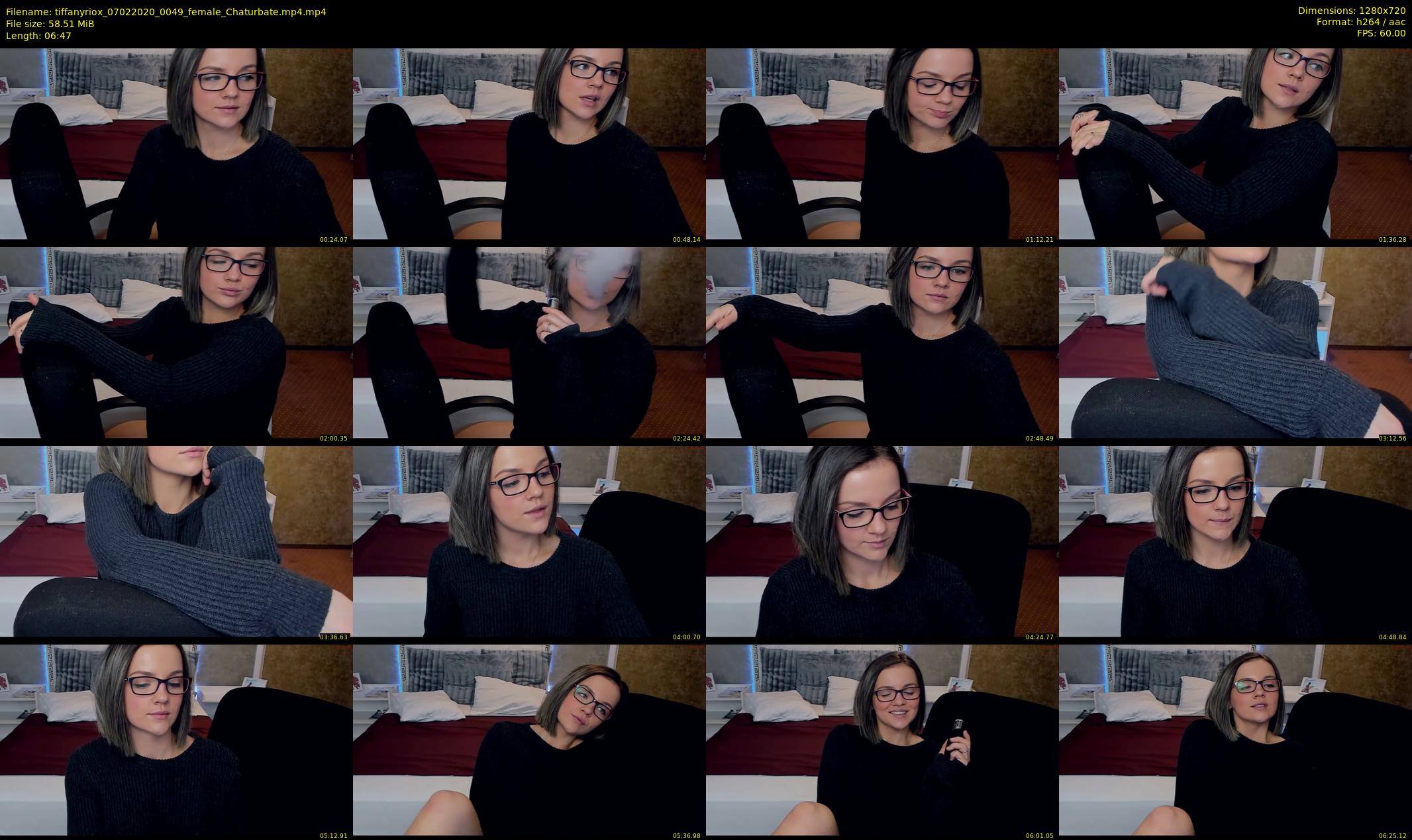 tiffanyriox — 7 minute Chaturbate female cam show recording, 720p, Feb 7, 2020