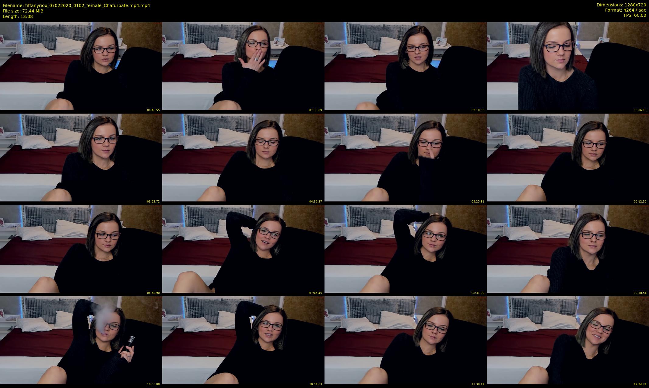 tiffanyriox — 14 minute Chaturbate female cam show recording, 720p, Feb 7, 2020
