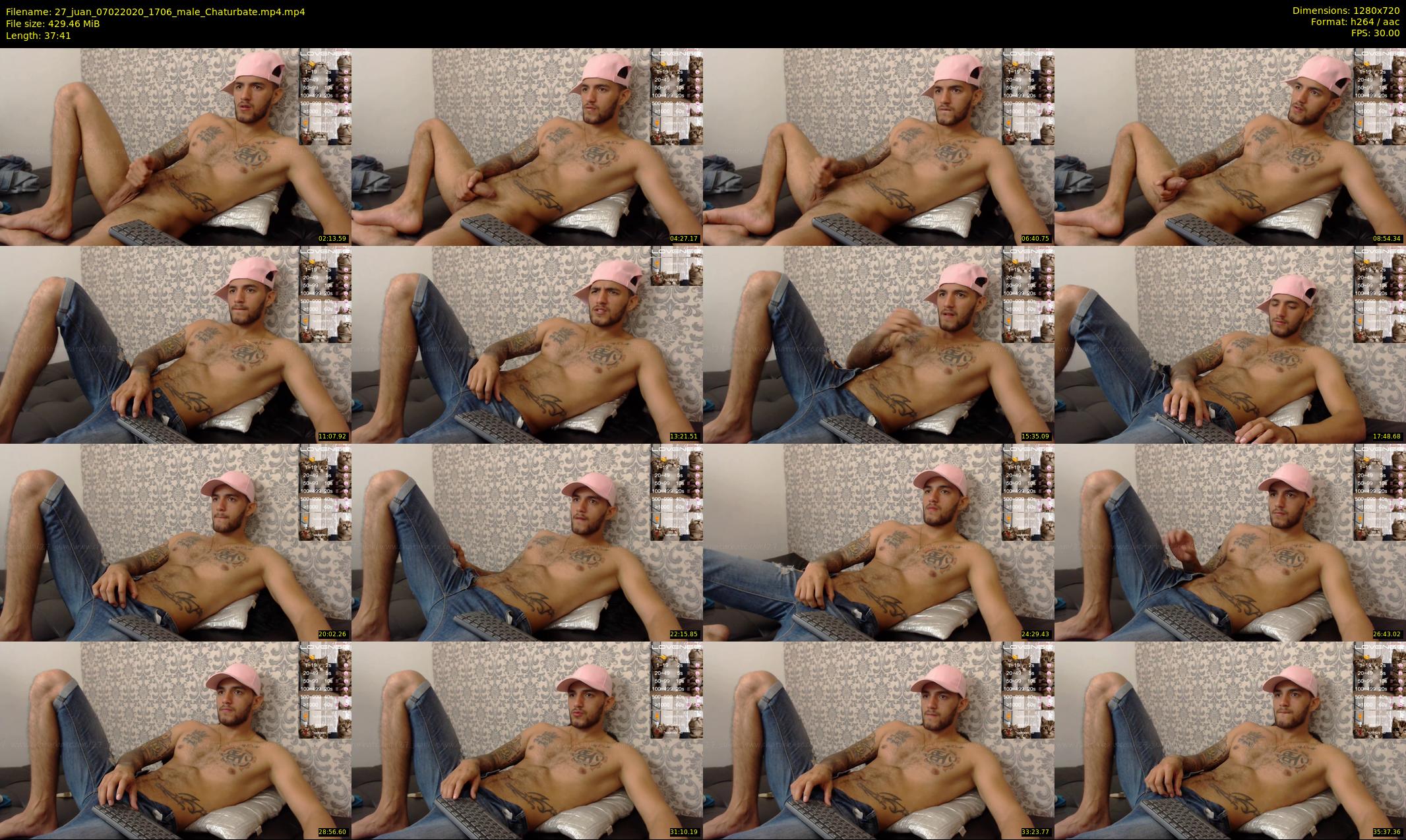 27_juan — 38 minute Chaturbate male cam show recording, 720p, Feb 7, 2020